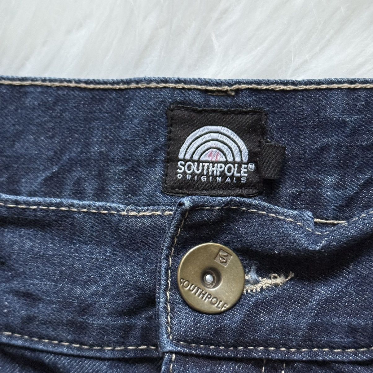 Southpole 📌 Vintage Southpole Rap Embroidered Logo Y2K Jeans Size US 32 / EU 48 - 10 Thumbnail