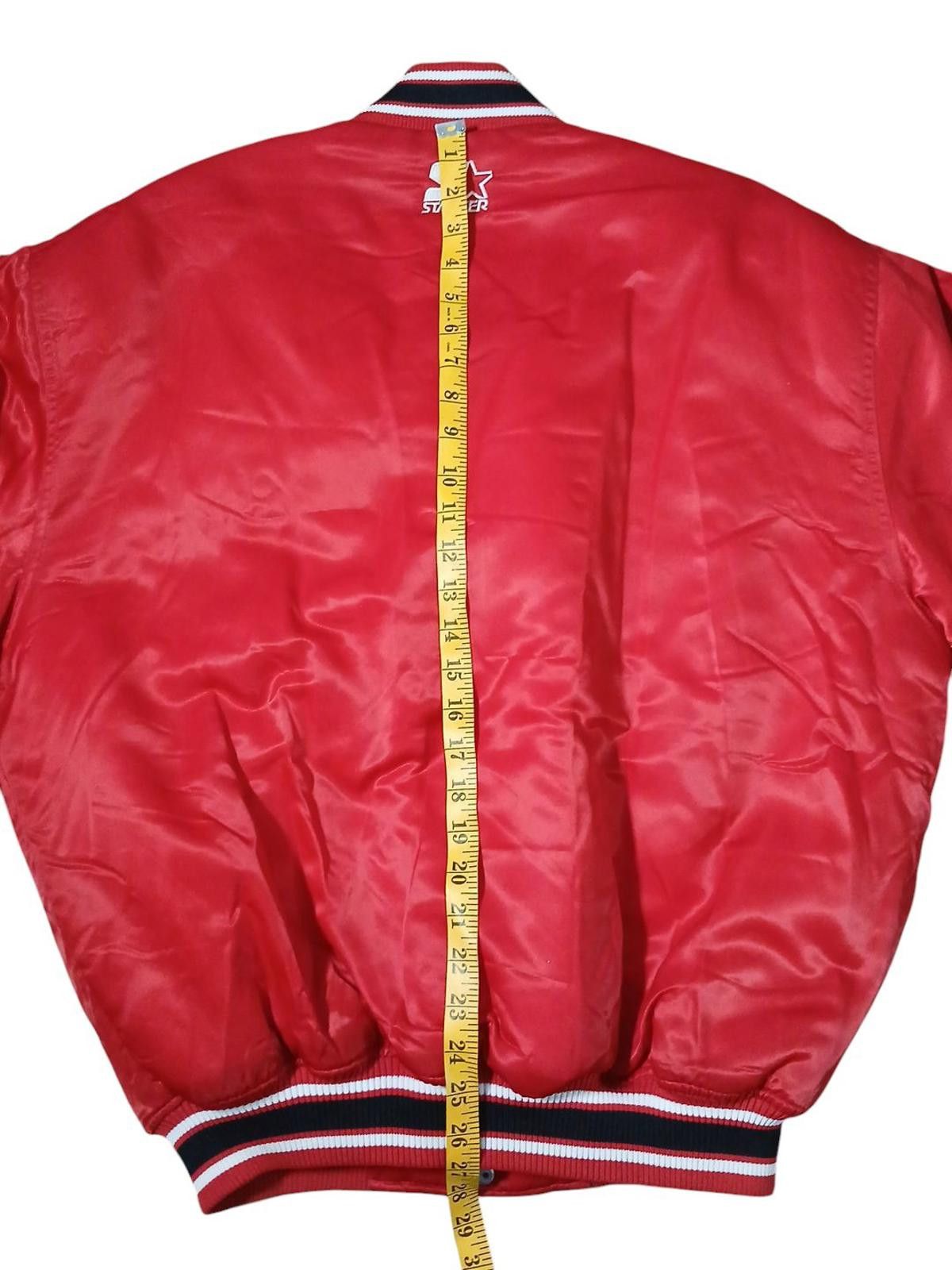 Starter STARTER NEBRASKA CORN HUSKERS Sz M Red Satin Bomber Jacket Size US M / EU 48-50 / 2 - 7 Thumbnail