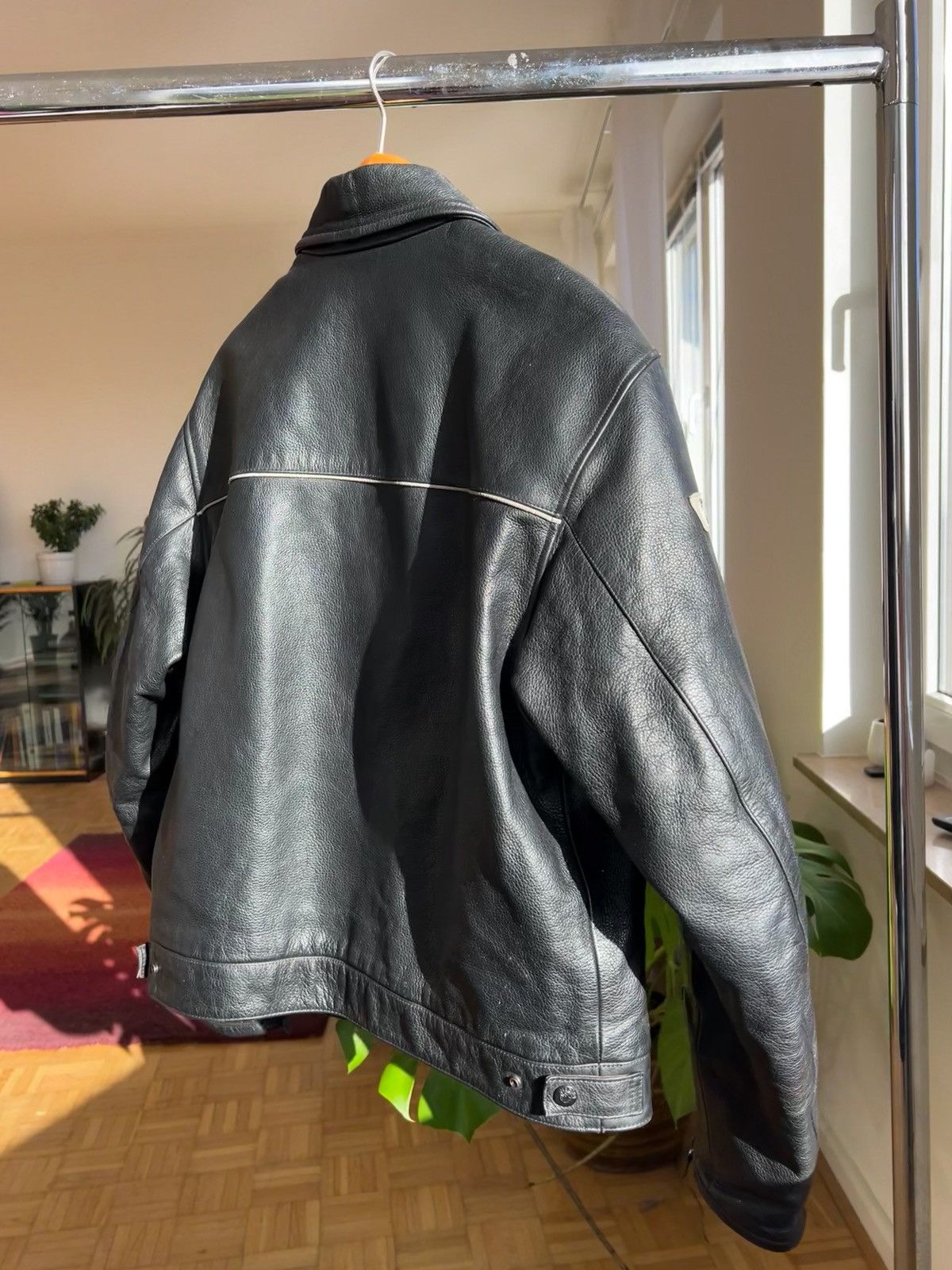 Alpinestars Alpinestars Leather Jacket | Classic Black Racing Edition Size US XL / EU 56 / 4 - 3 Thumbnail