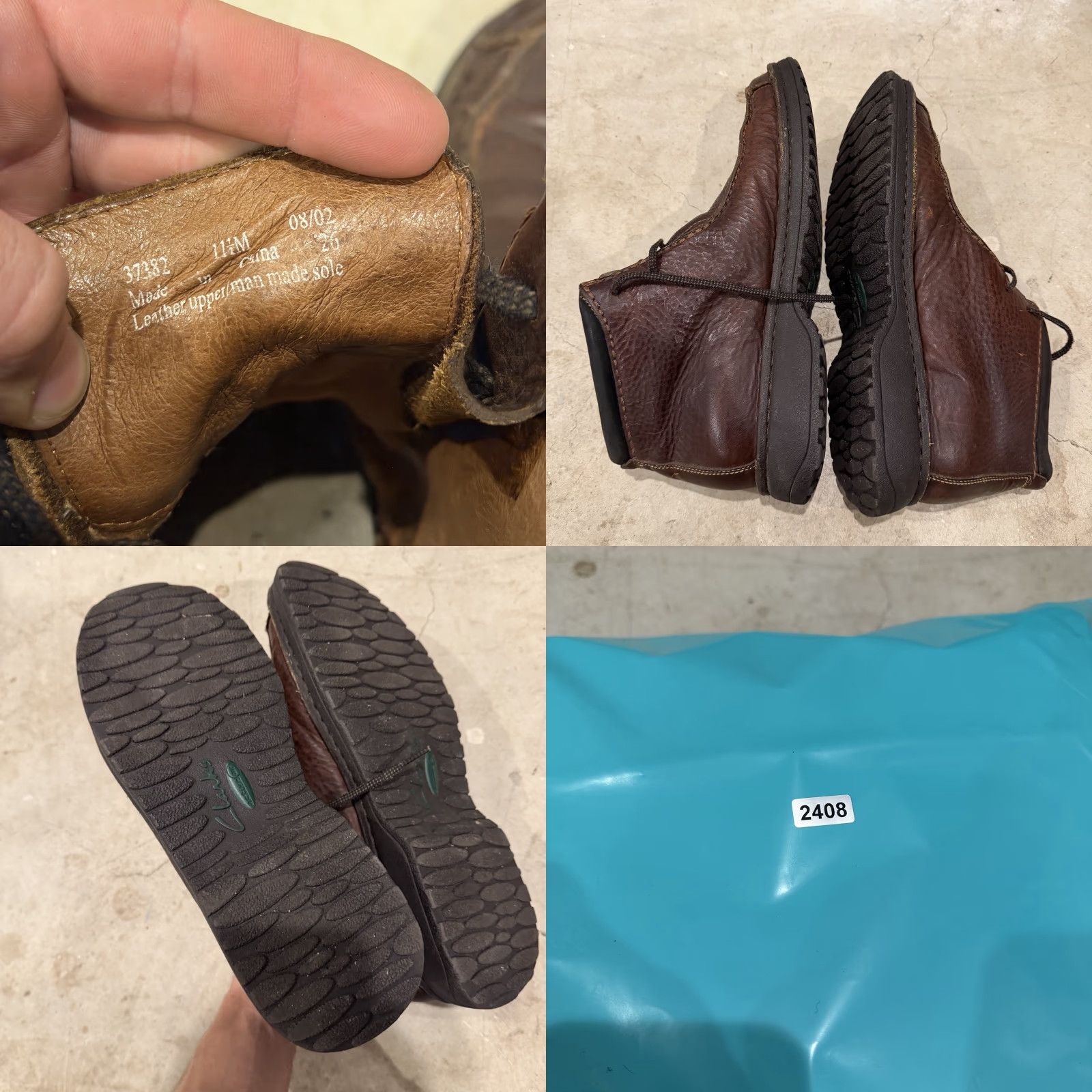 Clarks Clarks Active Air Boot Mens 11.5M Chukka Ankle Leather Brown Mid Toe Shoes Size US 12 / EU 45 - 8 Thumbnail