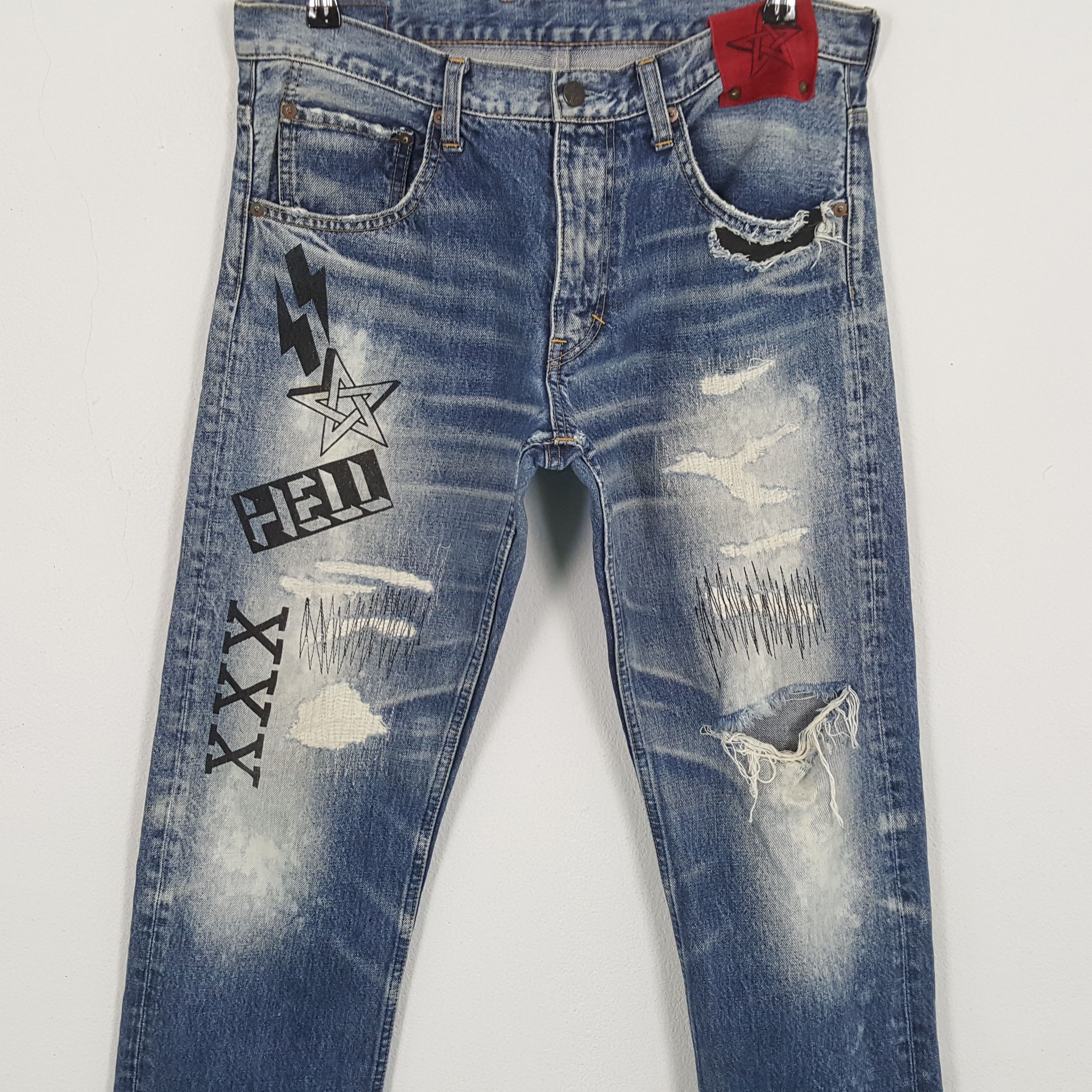If Six Was Nine × Japanese Brand × Vintage Vintage If Six Was Nine Japanese Brand Distressed Style Jean Size US 33 - 2 Thumbnail