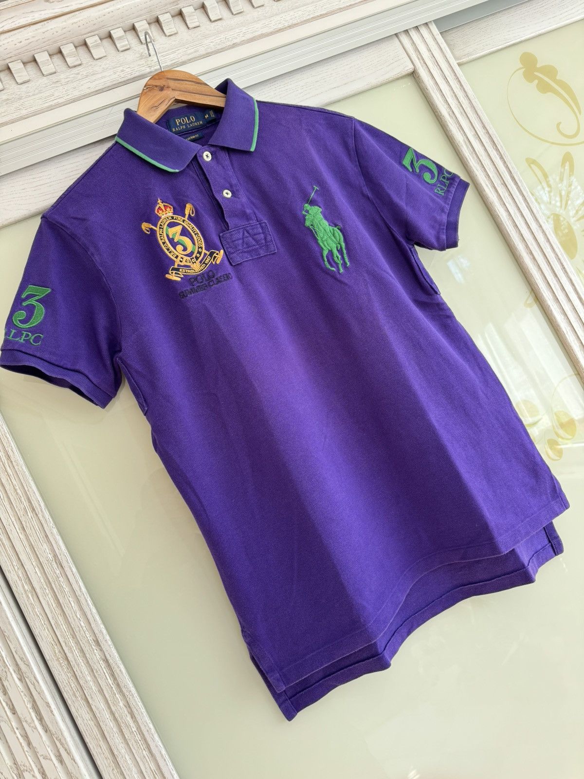 Polo Ralph Lauren × Ralph Lauren × Vintage Vintage Polo Ralph Lauren Summer Classic Polo T-Shirt Rare Size US M / EU 48-50 / 2 - 4 Thumbnail