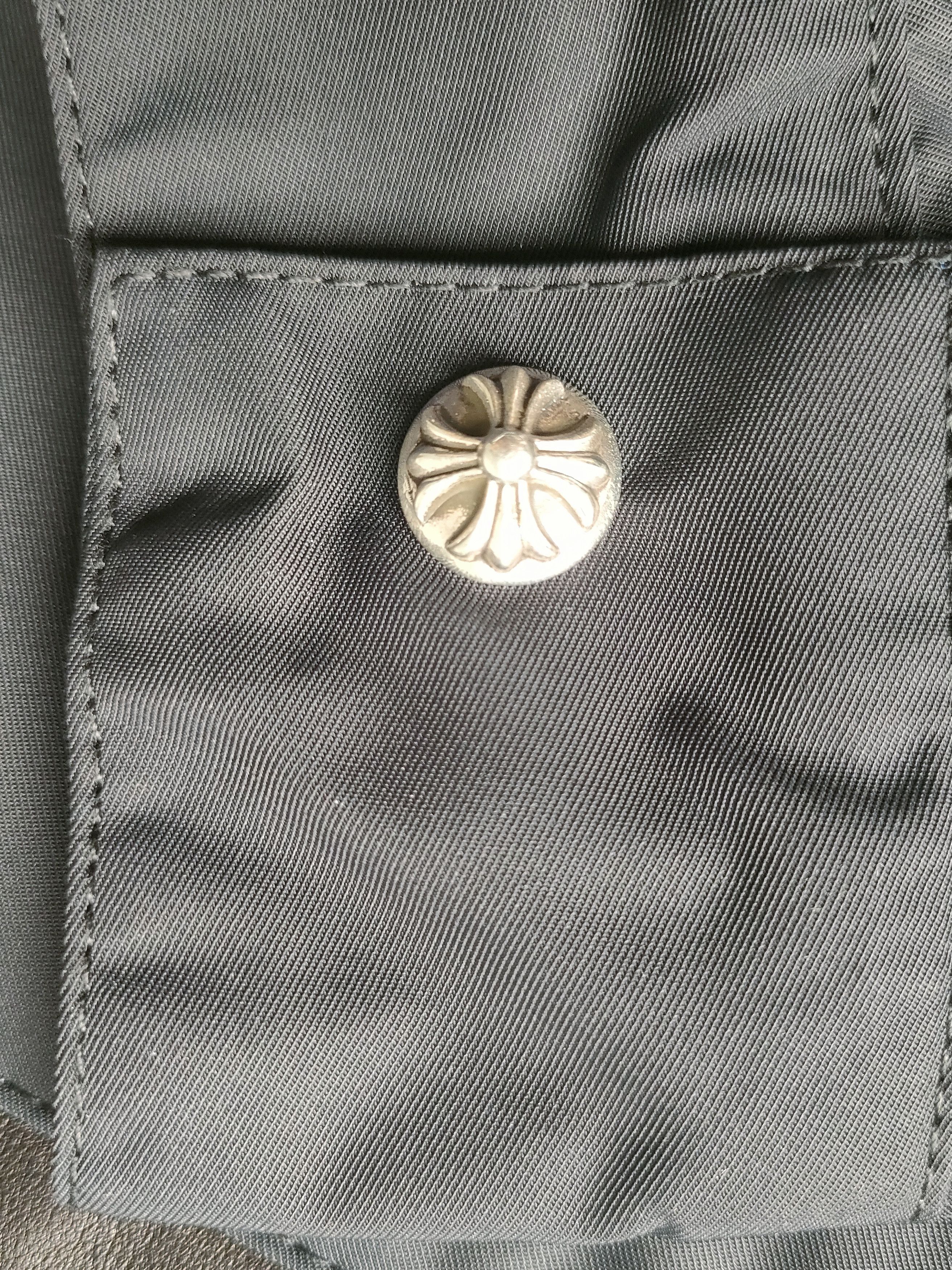 Chrome Hearts Chrome Hearts Black Cross Nylon Utility Zip Shirt Size XS / US 0-2 / IT 36-38 - 5 Thumbnail