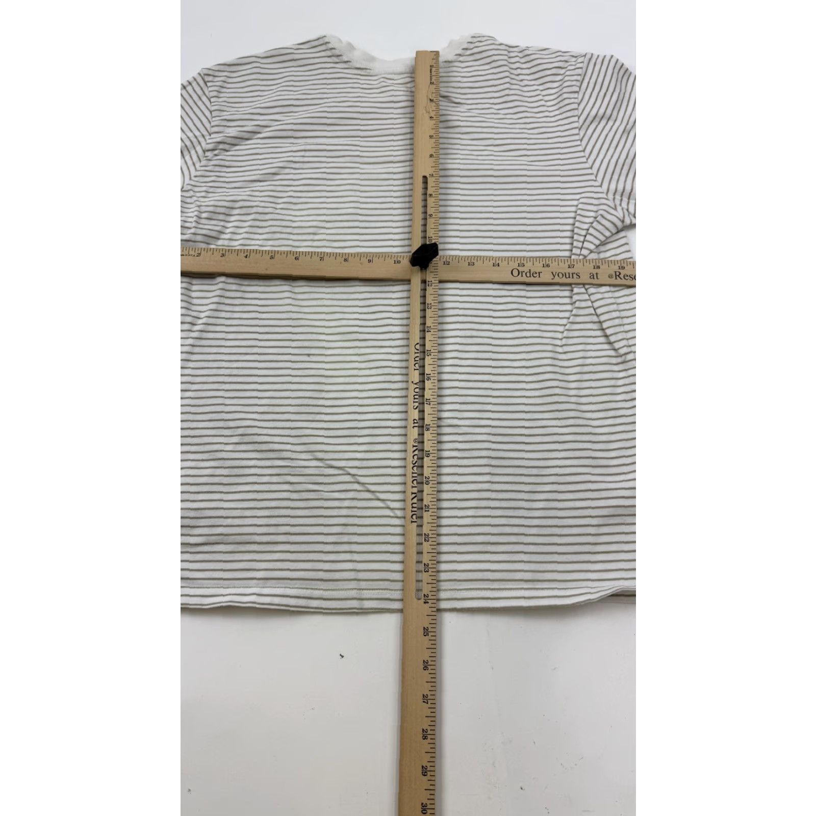 Katin Katin Shirt Mens Medium White Stripe Pocket Tee Crewneck 100% Cotton Size US M / EU 48-50 / 2 - 7 Thumbnail