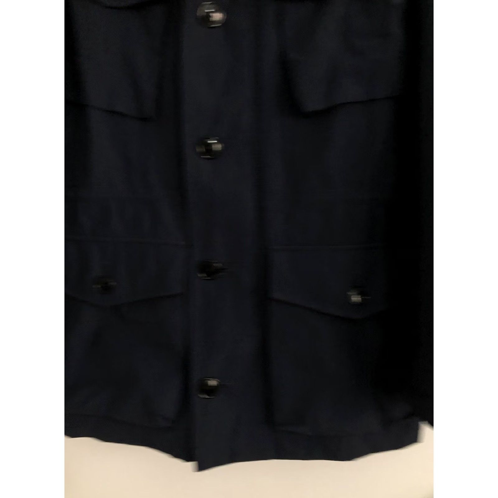 J.Crew Wallace & Barnes Jacket Mens Small Navy Parka Hooded Insulated Zip Button Coat Casual Travel Size US S / EU 44-46 / 1 - 2 Thumbnail