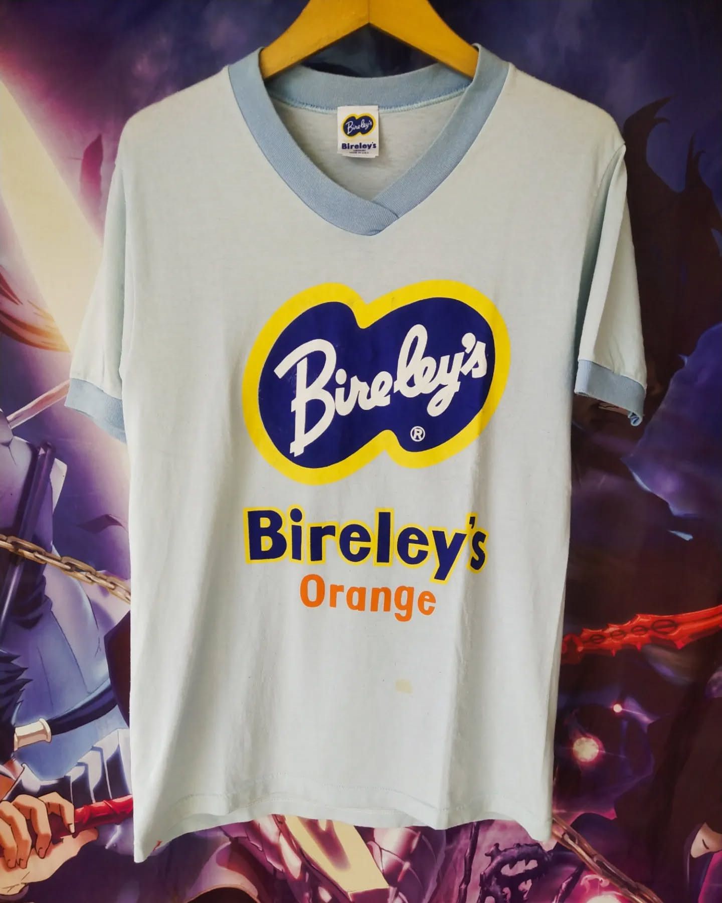 Vintage 1990s Vintage Bireley’s Orange Ringer T-Shirt Size US M / EU 48-50 / 2 - 1 Thumbnail