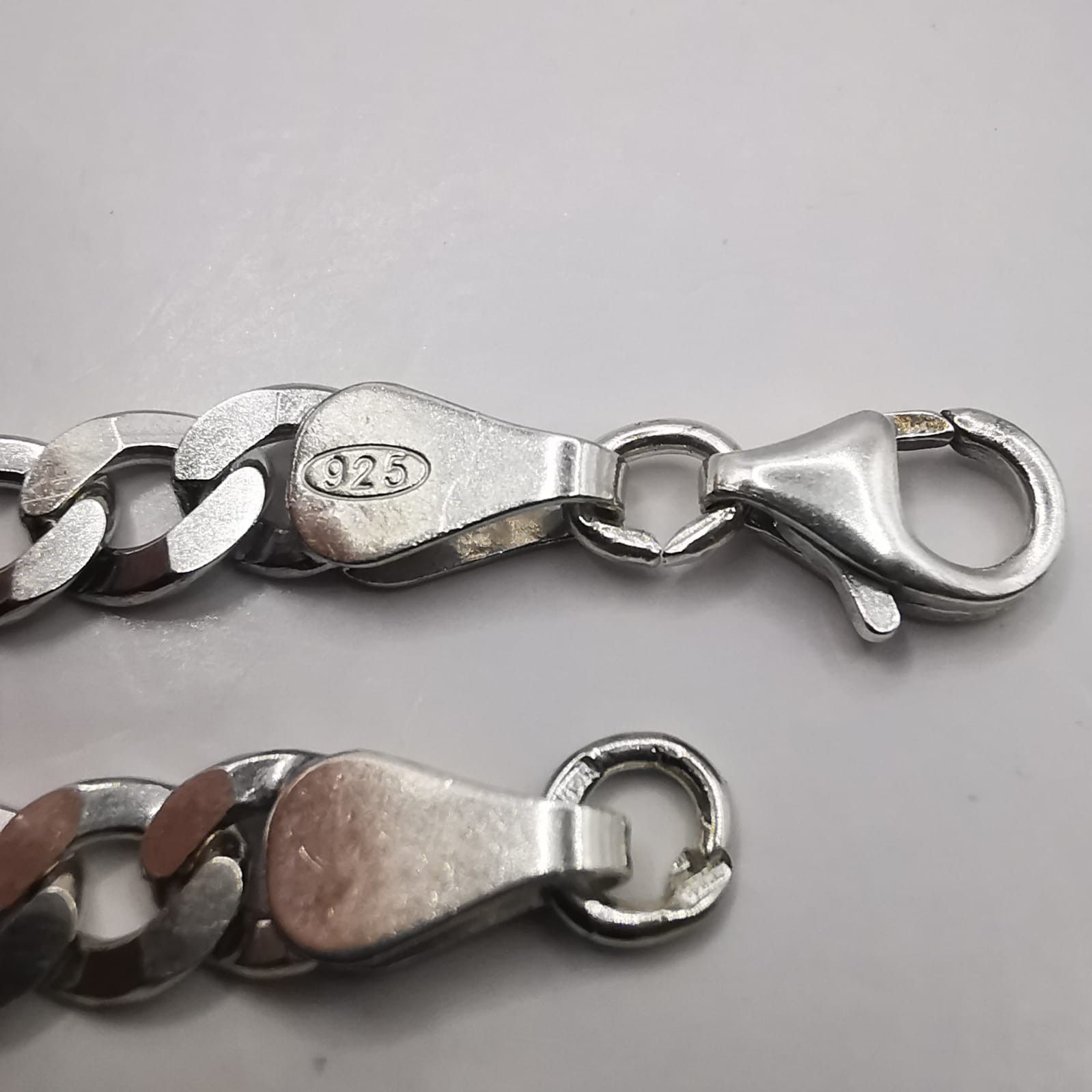 Sterling Silver Vintage Jewelry Chain, 925 Sterling Silver, Signed , 18,53g Size ONE SIZE - 7 Thumbnail