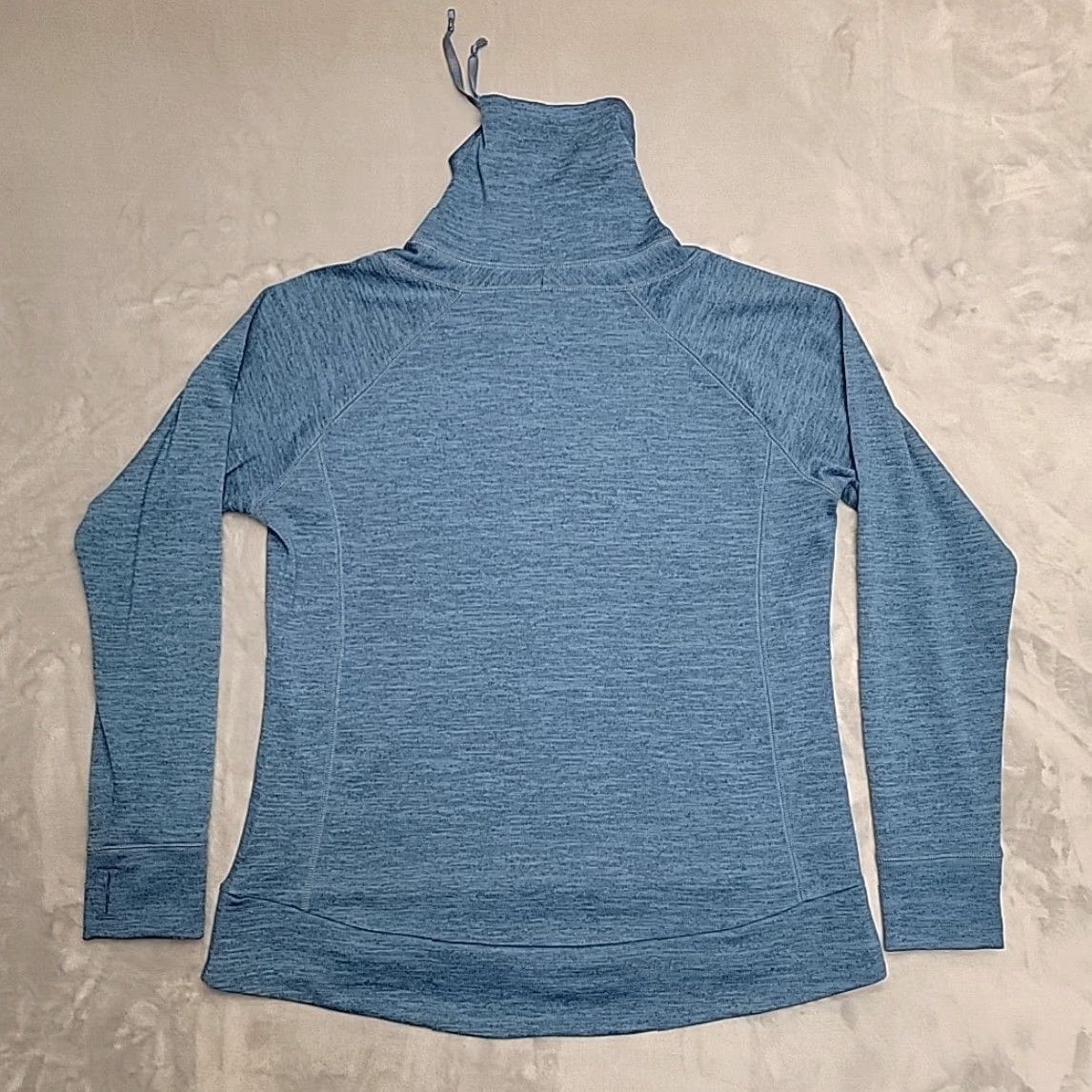 Vintage VINTAGE Kuhl Lea Pullover Sweater Women XL Blue Cowl Neck Outdoor Athleisure Hiking 4186 Size XL / US 12-14 / IT 48-50 - 6 Thumbnail