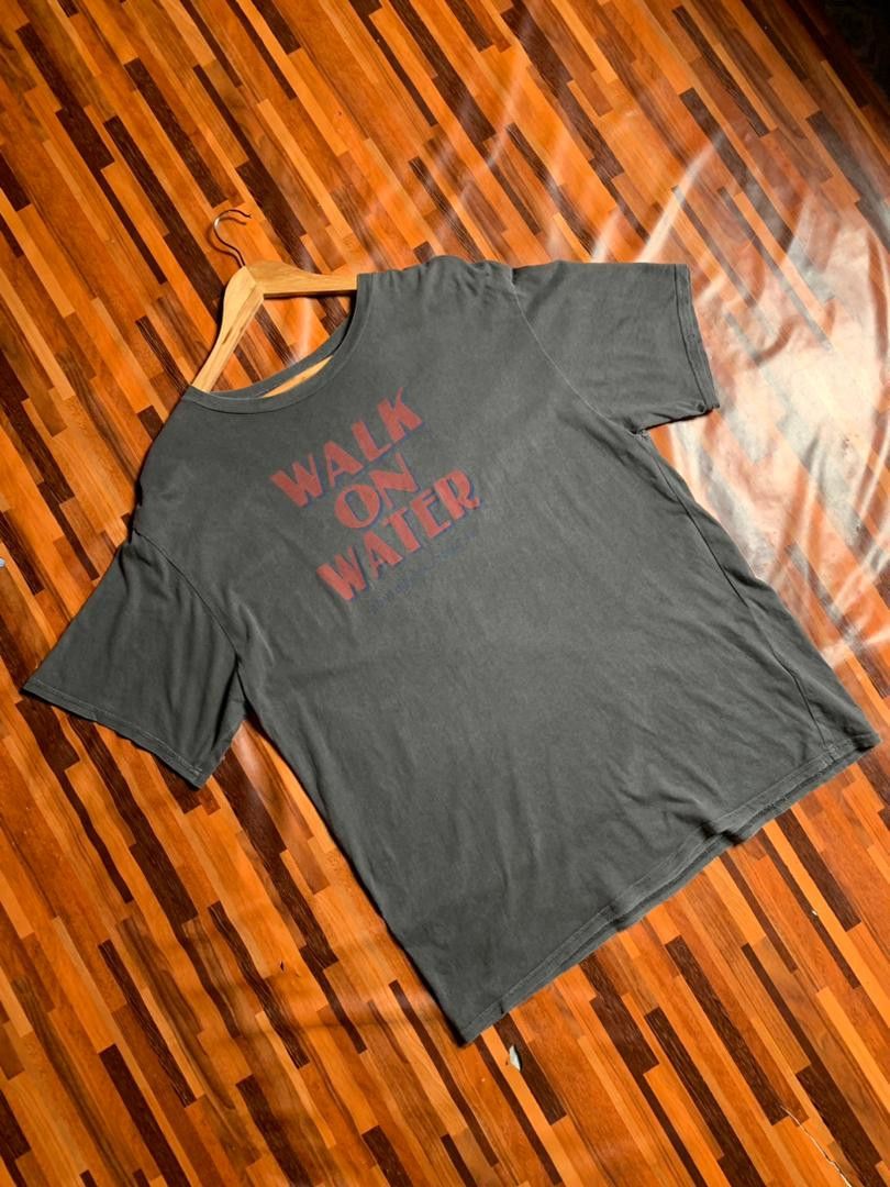 Band Tees e30 UNGRID Japanese Brand Walk On Water Graphic Tee Size US L / EU 52-54 / 3 - 2 Thumbnail