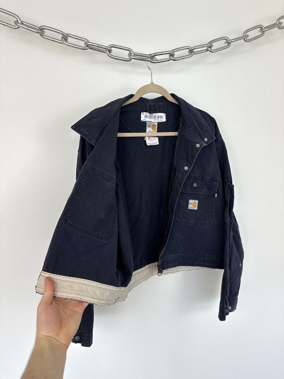 Carhartt Vintage Carhartt Flame Resistant USA Cropped Y2K Work Jacket Size US L / EU 52-54 / 3 - 14 Thumbnail