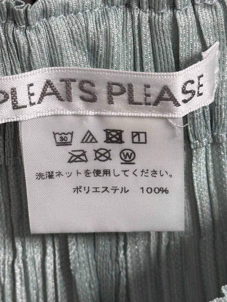 Issey Miyake Issey Miyake size:4 Light blue thick cream puff pants Size 22" - 3 Thumbnail
