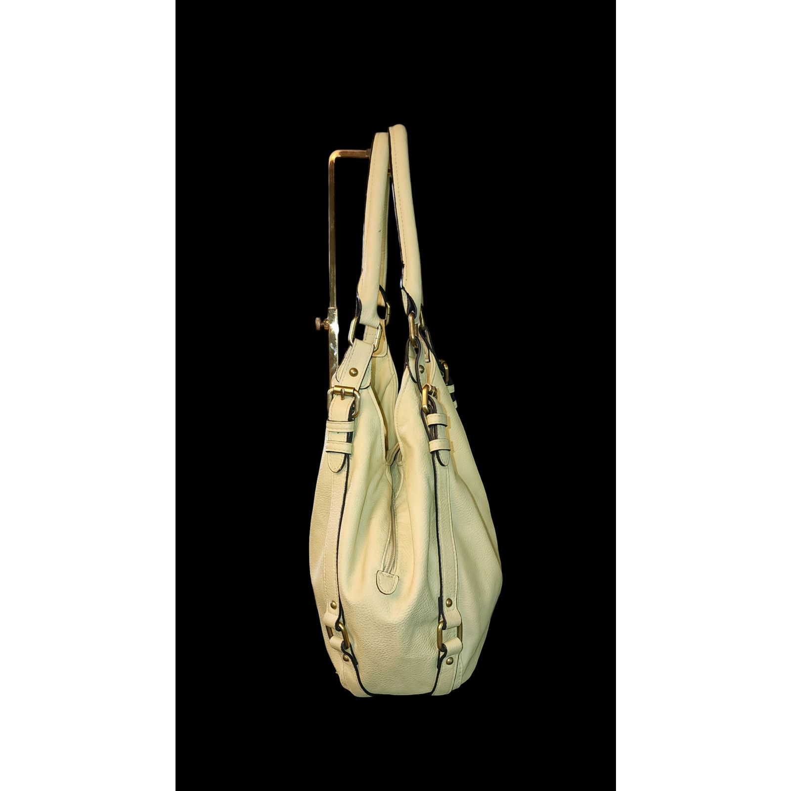 Merona Merona yellow green faux-leather purse Handbag Size ONE SIZE - 8 Thumbnail