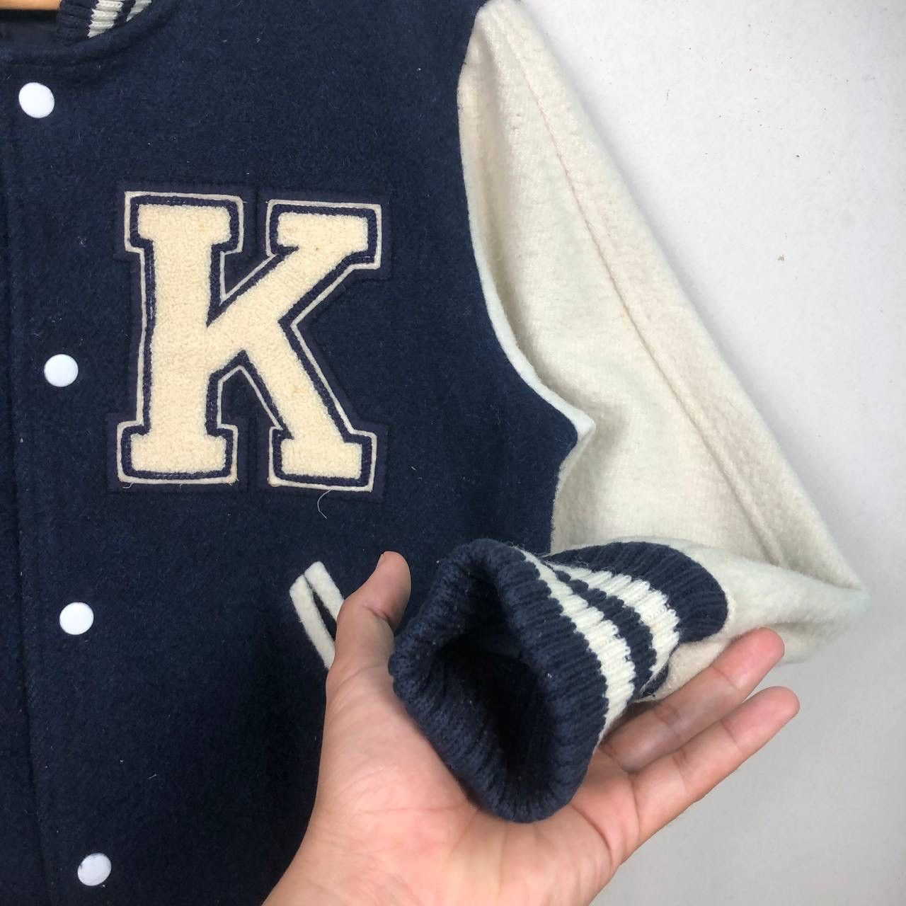 McGregor × Vintage Vintage 90s McGregor Wool Leather Varsity Stadium Jacket Size US M / EU 48-50 / 2 - 4 Thumbnail