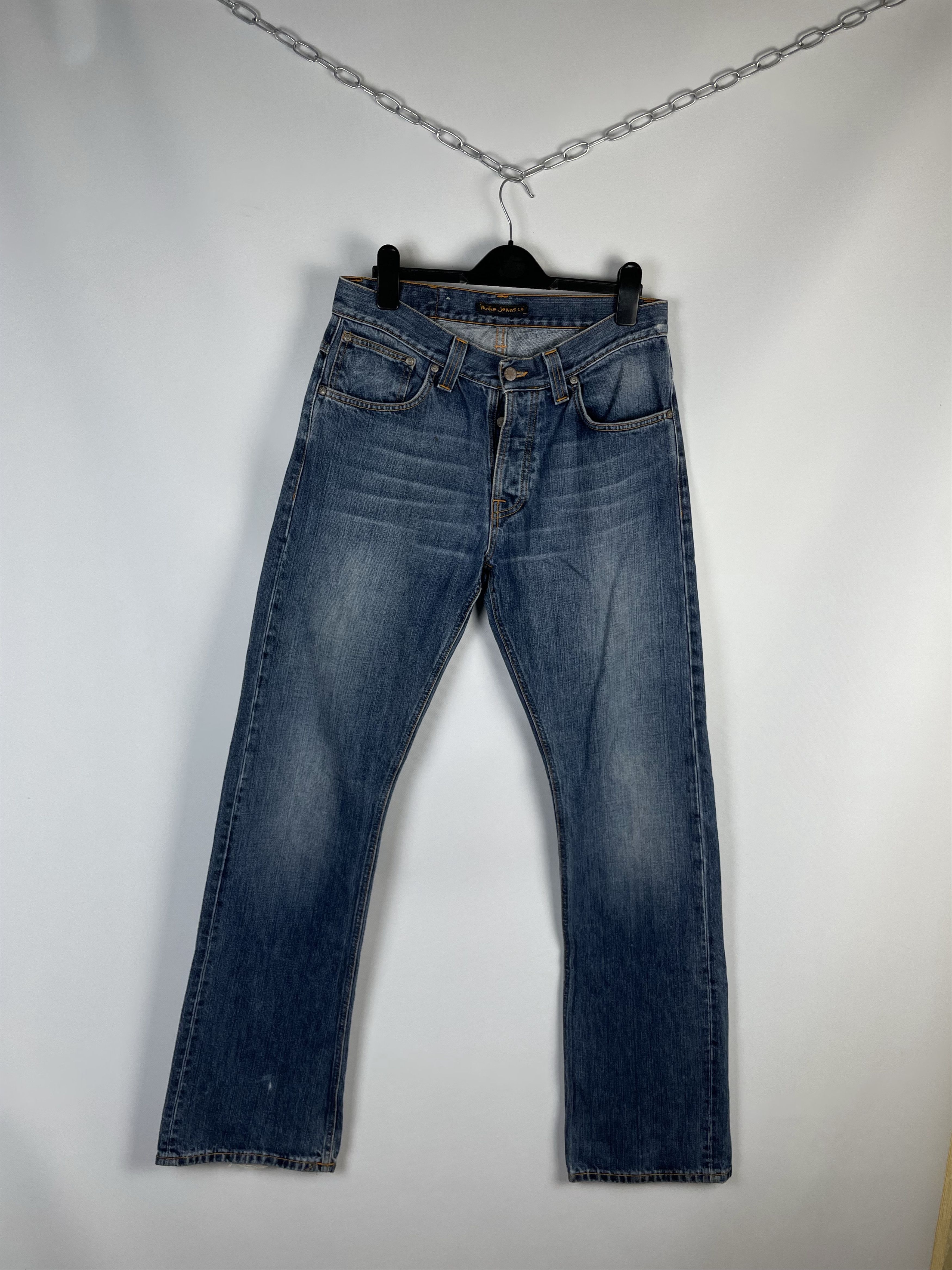Japanese Brand Nudie Jeans Vintage Mens Denim Pants Size US 33 - 5 Thumbnail