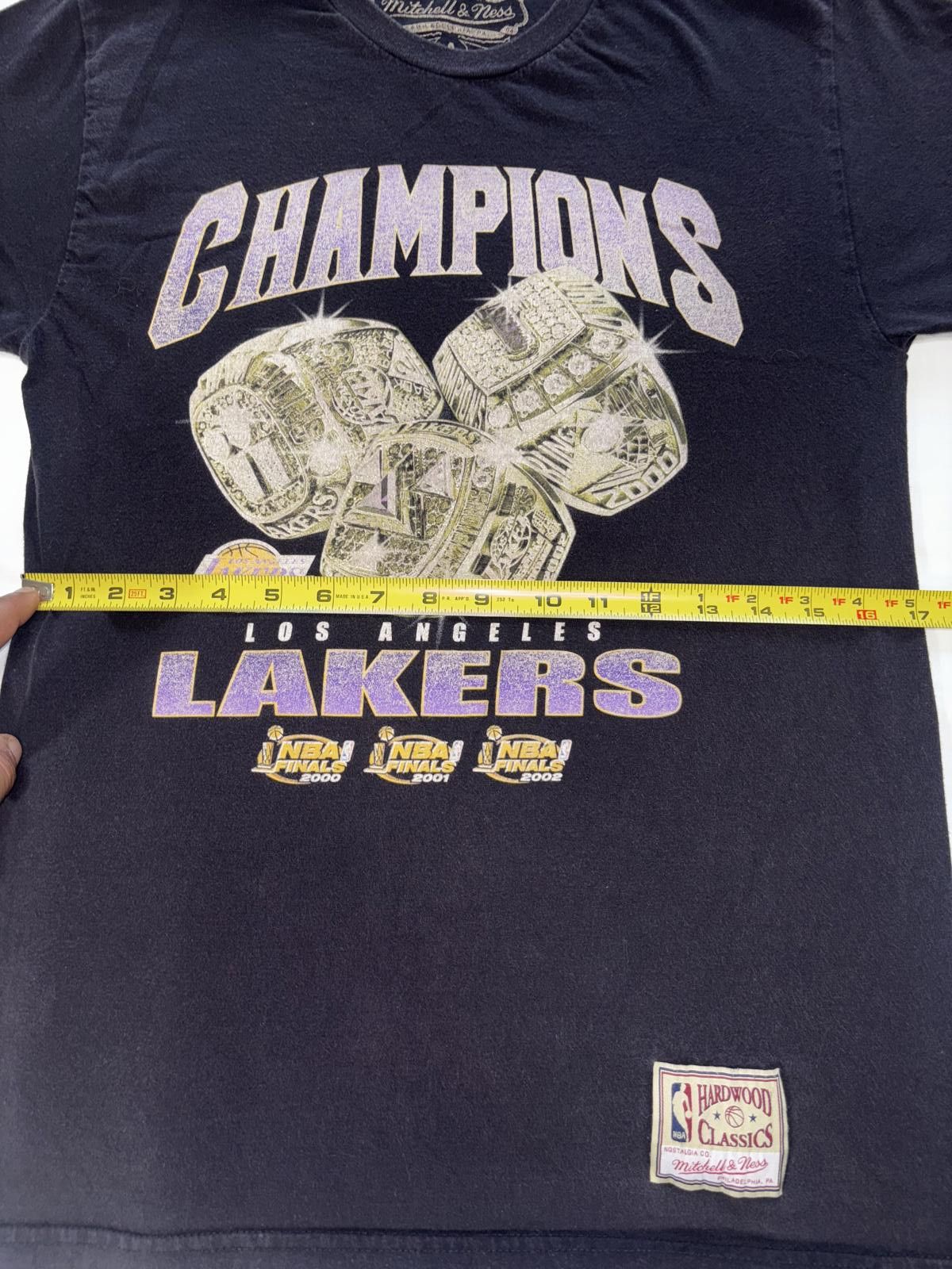 Mitchell & Ness Los Angeles Lakers Champions Tee - Hardwood Classics Size S / US 4 / IT 40 - 7 Thumbnail