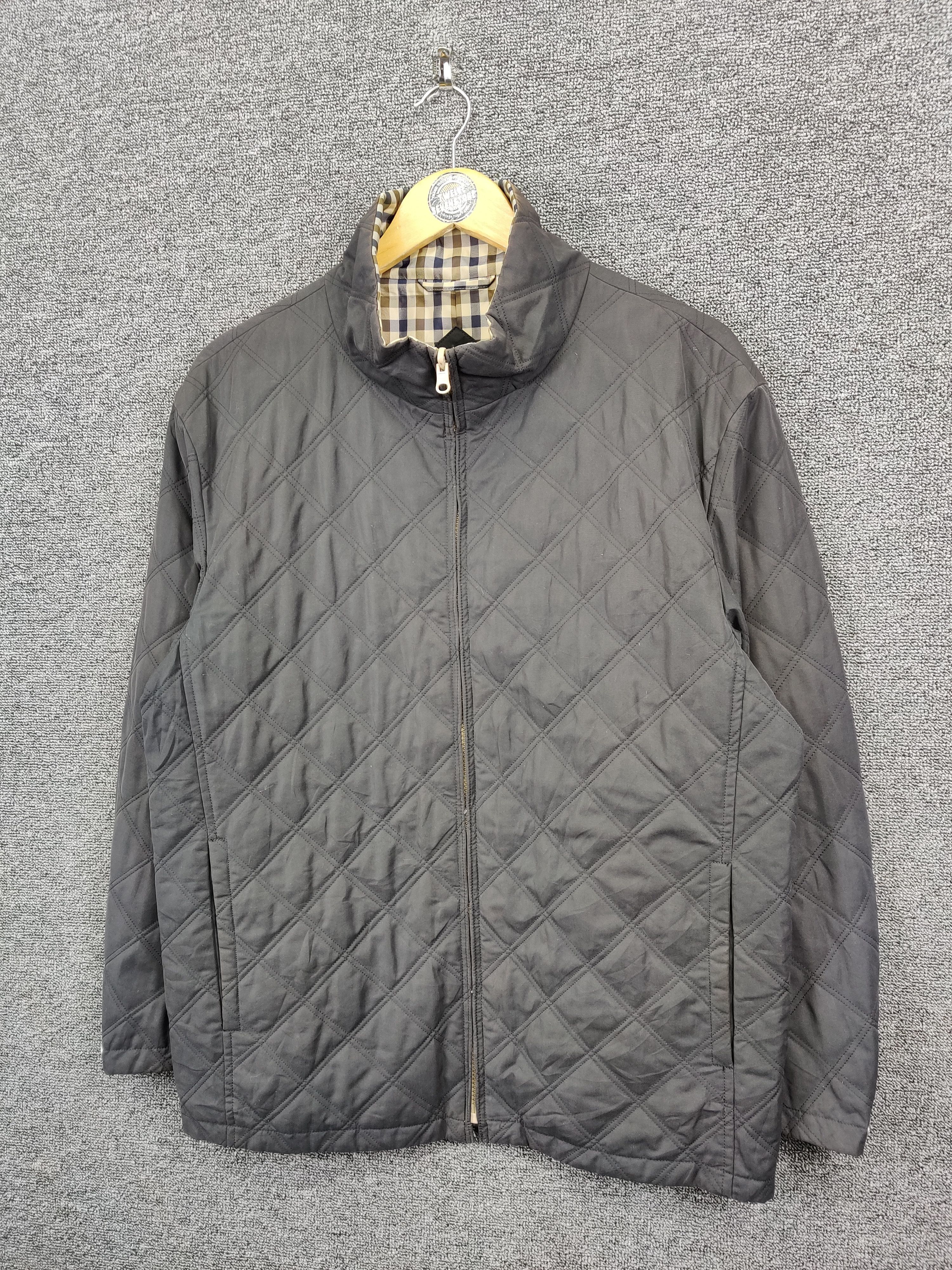 Aquascutum Aquascutum London Quilted Zip Up Jacket Size US M / EU 48-50 / 2 - 2 Thumbnail