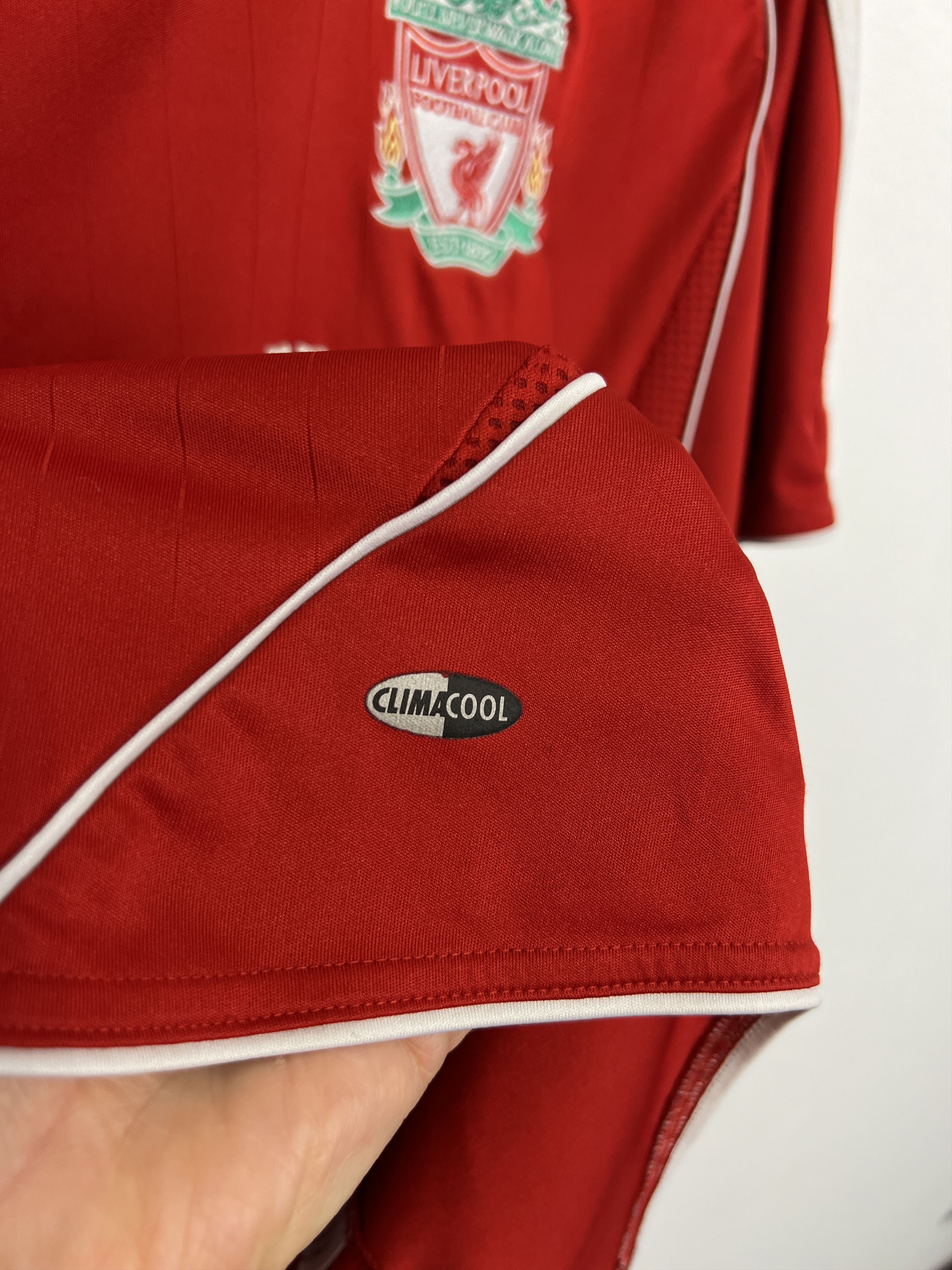 Adidas Liverpool Home football shirt 2006 Soccer Jersey Trikot Rare Size US L / EU 52-54 / 3 - 4 Thumbnail