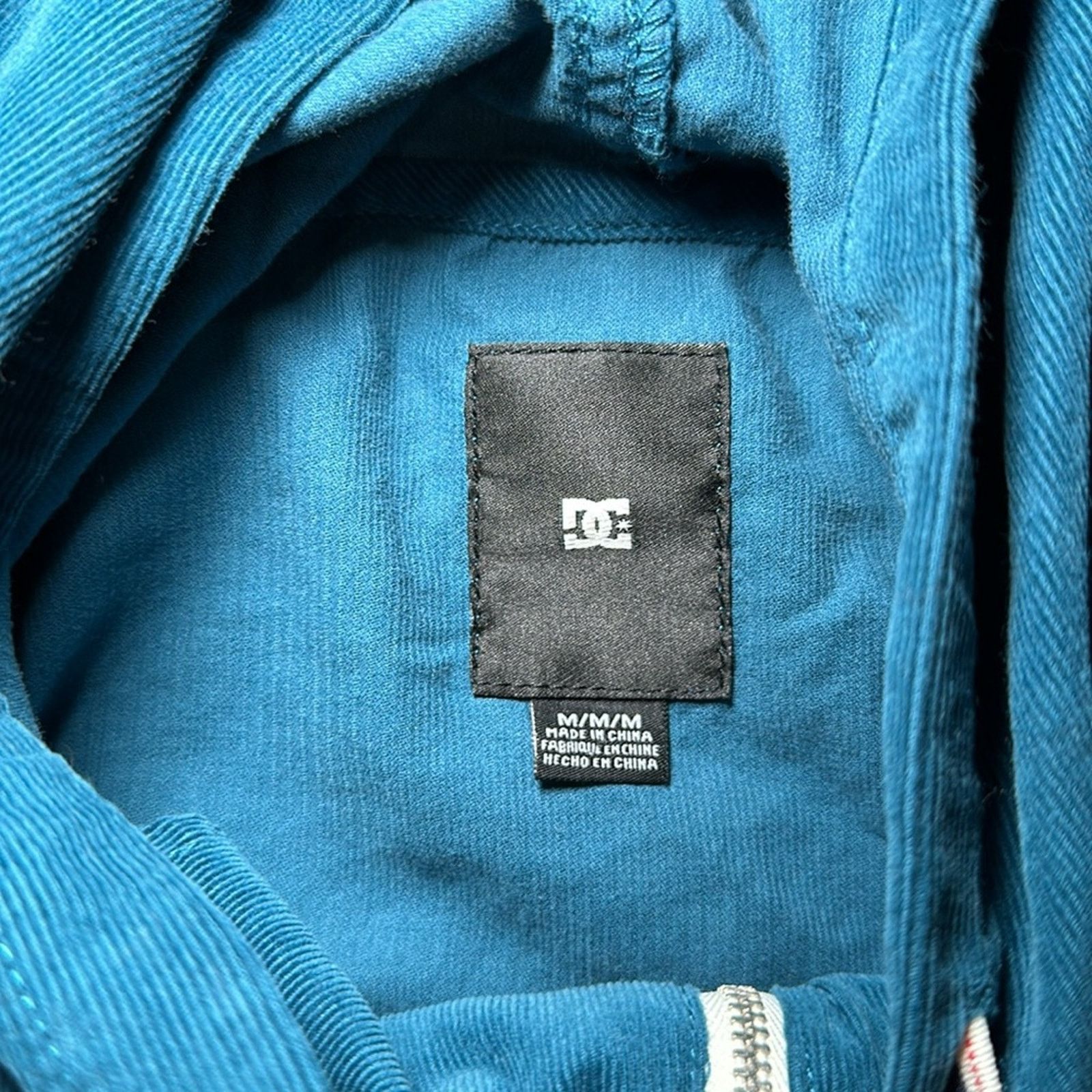 DC DC Shoes Light Corduroy Full Zip Hoodie - Medium Size US M / EU 48-50 / 2 - 7 Thumbnail