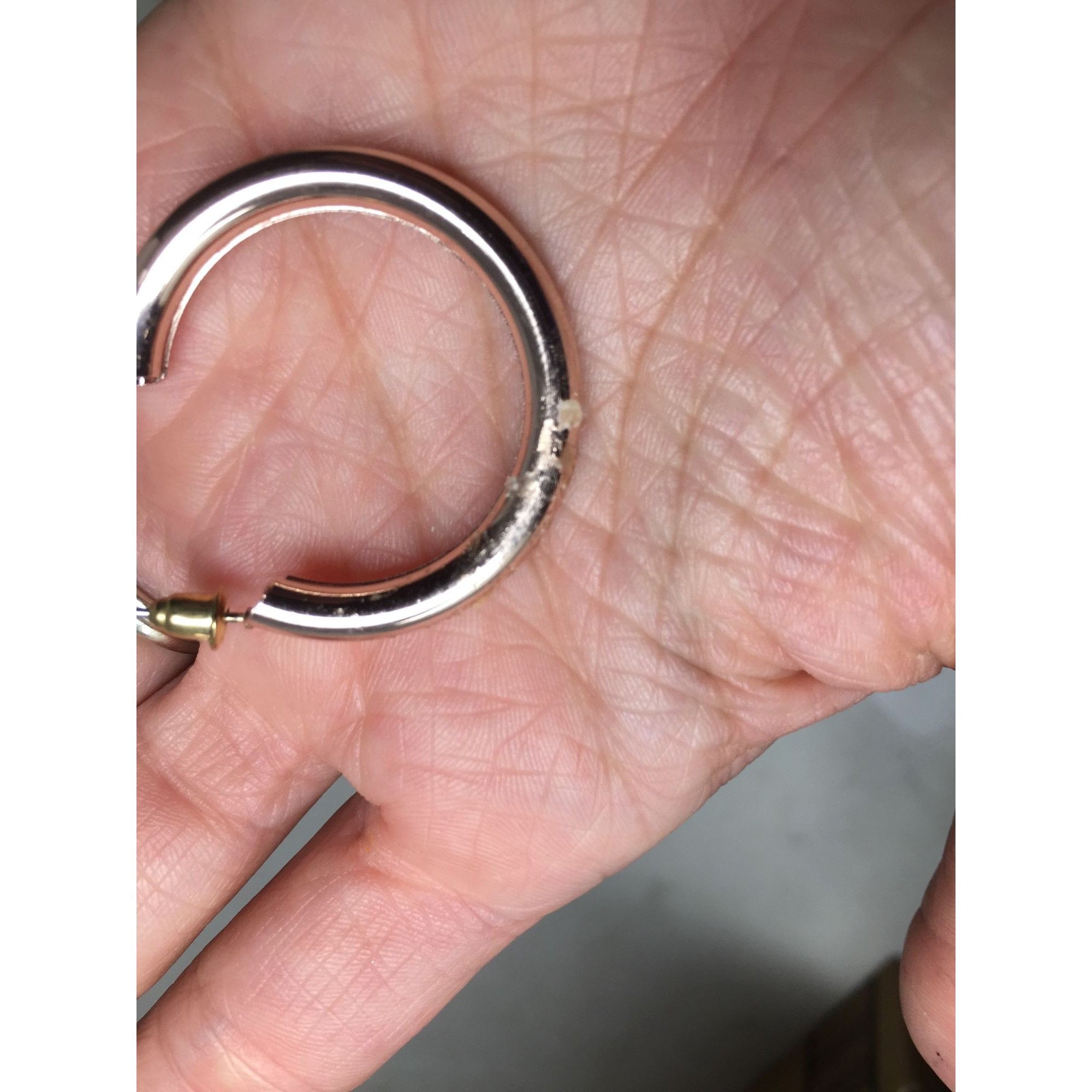 Other Women's Thick Rose Gold Hoop Earrings Size ONE SIZE - 8 Thumbnail