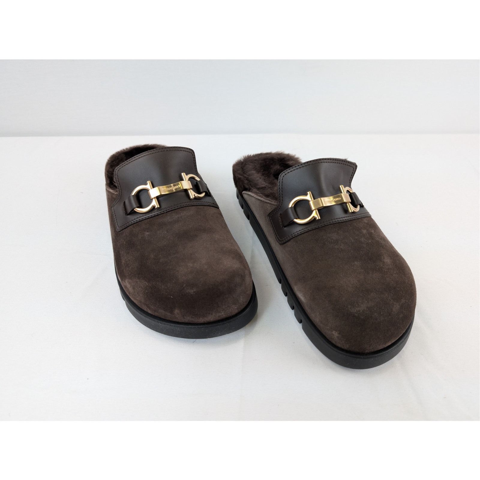 Salvatore Ferragamo o1rshd1 T. Moro 23 Calf Mules in Brown Size US 8 / EU 41 - 5 Thumbnail
