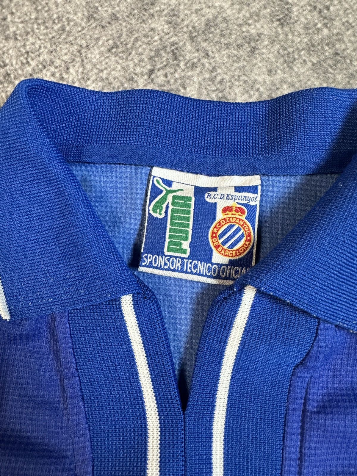 Puma Vintage Puma RCD Espanyol 90s Soccer Jersey Blokecore XL VTg Size US XL / EU 56 / 4 - 6 Thumbnail