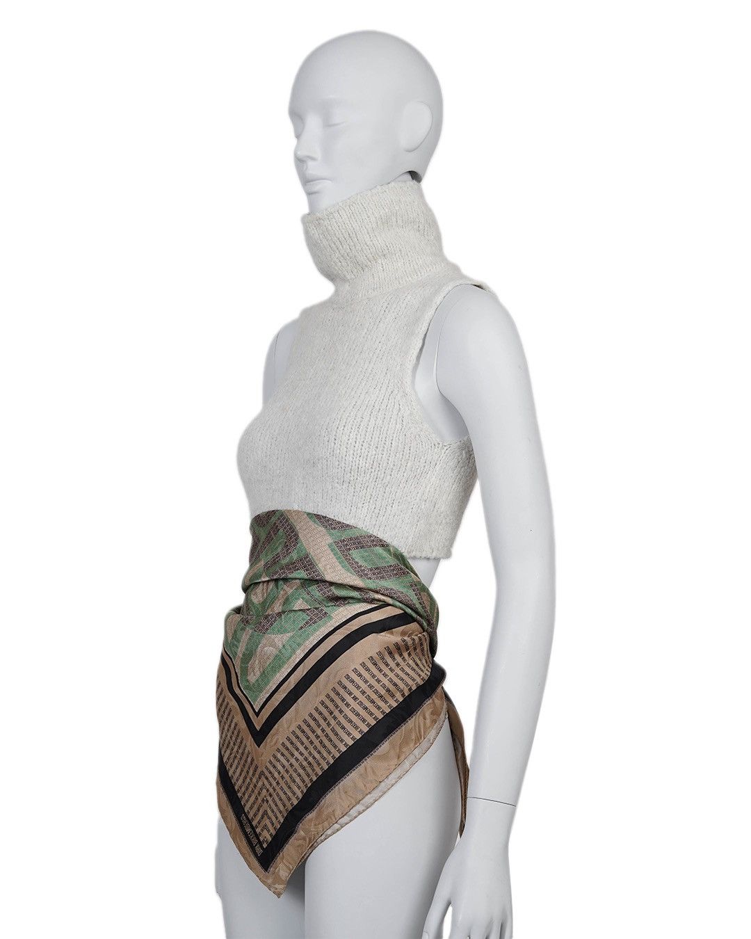 Dirk Bikkembergs Dirk Bikkembergs F/W2003 Turtle Neck Sleeveless Top Size M / US 6-8 / IT 42-44 - 5 Thumbnail