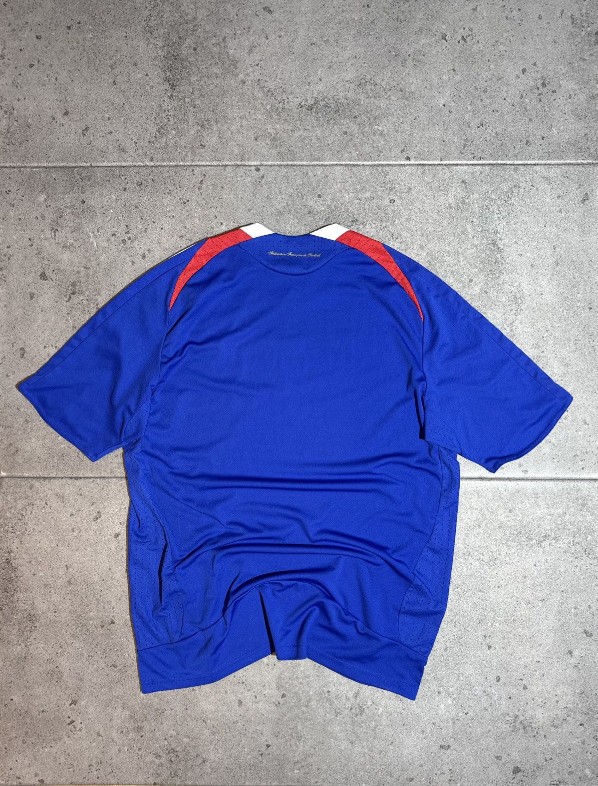 Adidas Vintage 2008 Adidas France home soccer away jersey 00s vibe Size US L / EU 52-54 / 3 - 7 Thumbnail