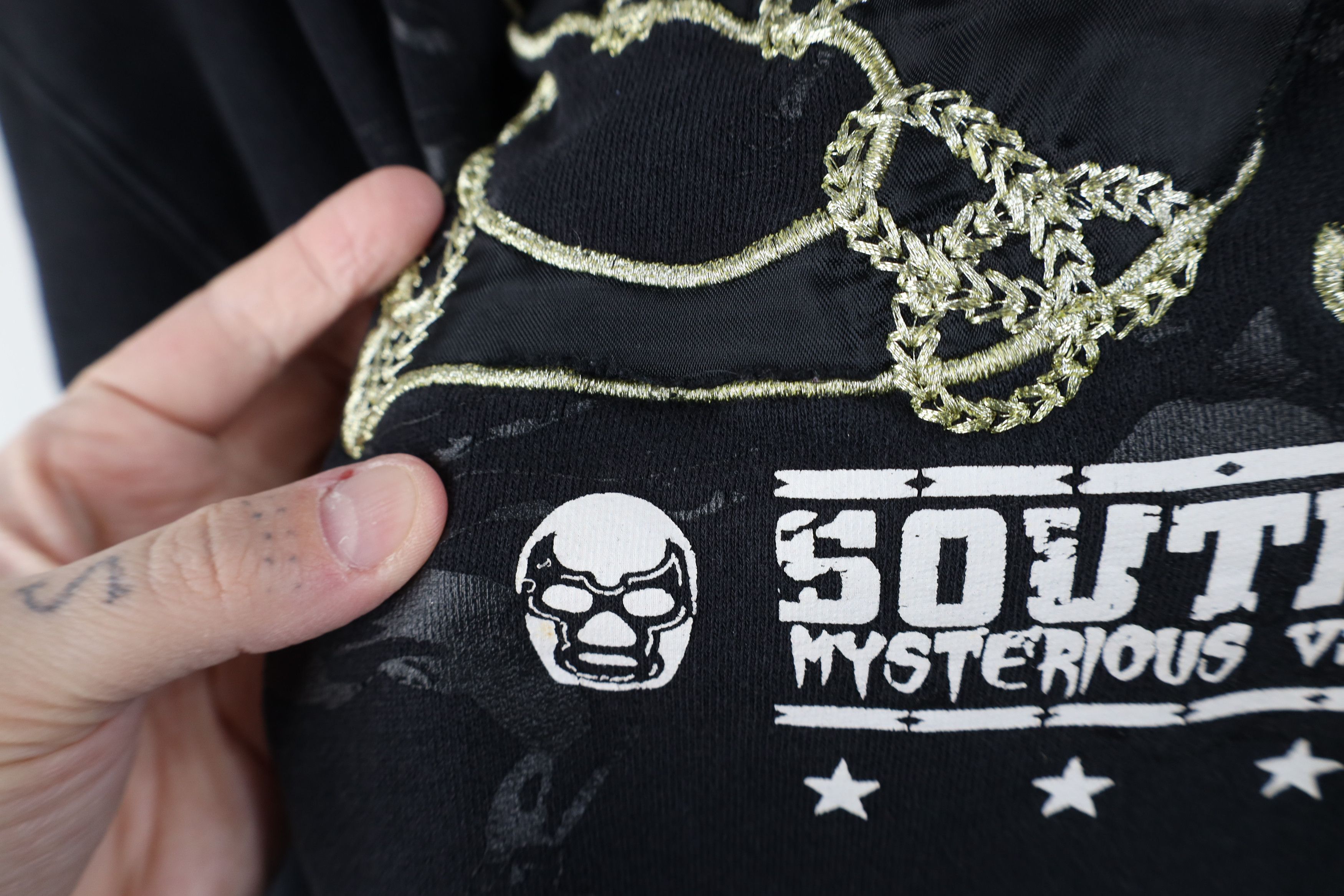 Vintage Vintage Y2K Southpole Viva La Lucha Mexican Wrestling Hoodie Size US XXL / EU 58 / 5 - 14 Thumbnail
