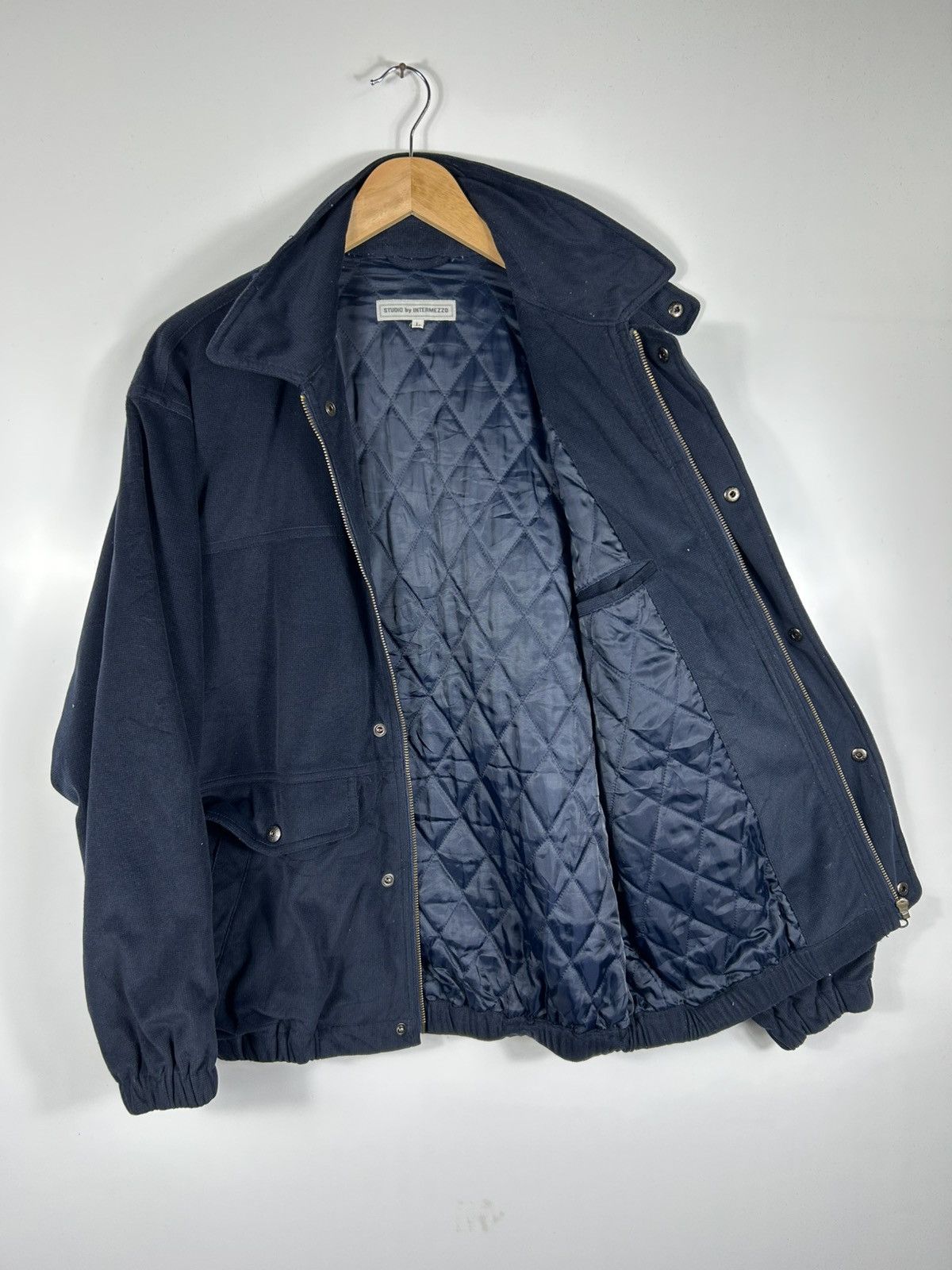 Japanese Brand × Vintage ⚡️Vintage Studio By Intermezzo Bomber Jacket Size US L / EU 52-54 / 3 - 9 Thumbnail