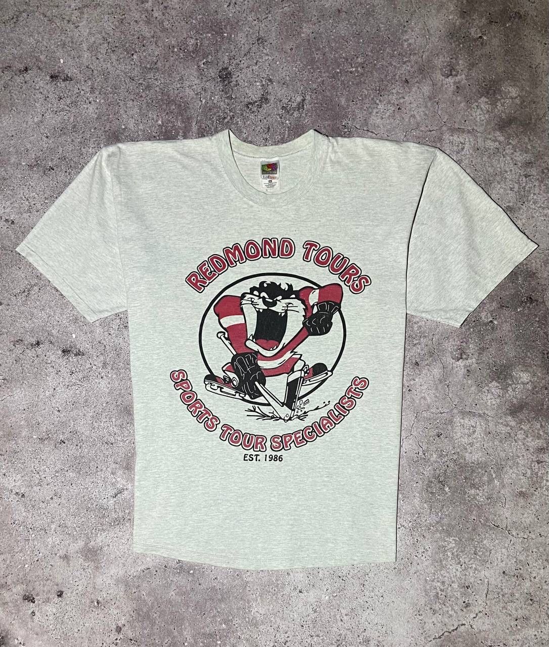 Cartoon Network × Vintage Vintage Redmond Tours 1986 Cartoon T-shirt 90s Movie Size US XL / EU 56 / 4 - 1 Thumbnail