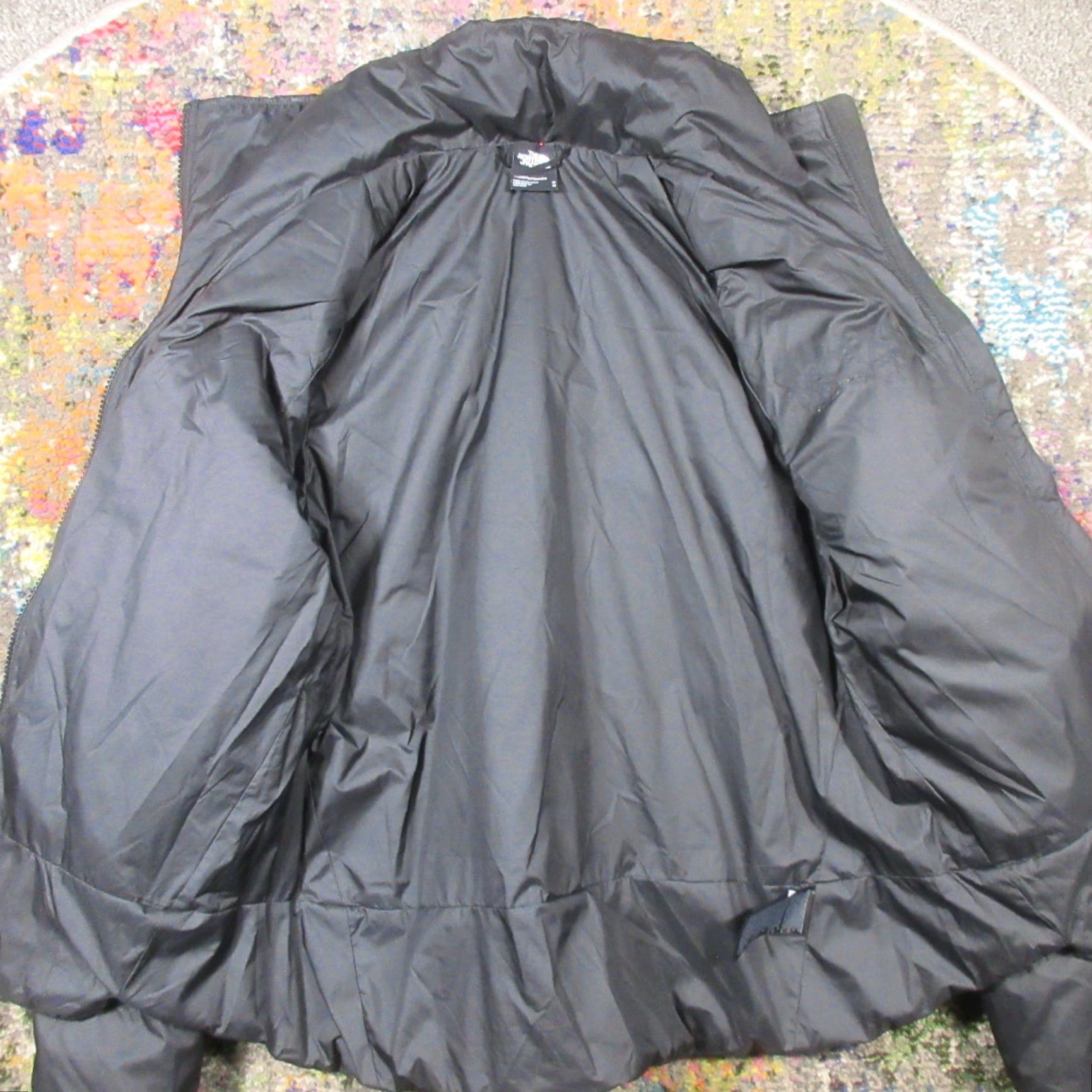 The North Face The North Face Puffer Jacket Women M Solid Black High Neck Zip Regular Long Sleeve Embroidered Logo Zipper - Fall Spring Winter Casual Travel Workwear Size M / US 6-8 / IT 42-44 - 7 Thumbnail