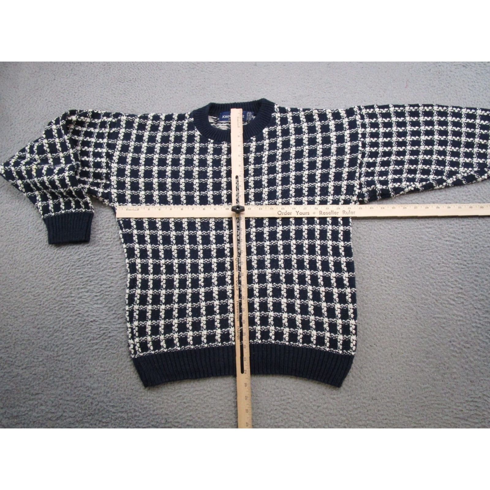 Frame VTG 90s John Weitz Hand Framed Cotton Knit Sweater Size M USA Made Golf Grandpa Size US M / EU 48-50 / 2 - 4 Thumbnail