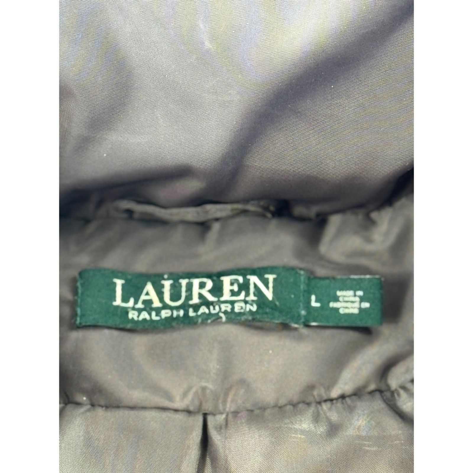 Lauren Ralph Lauren Lauren Ralph Lauren Womens Taupe Down Filled Puffer Toggle L Size L / US 10 / IT 46 - 10 Thumbnail