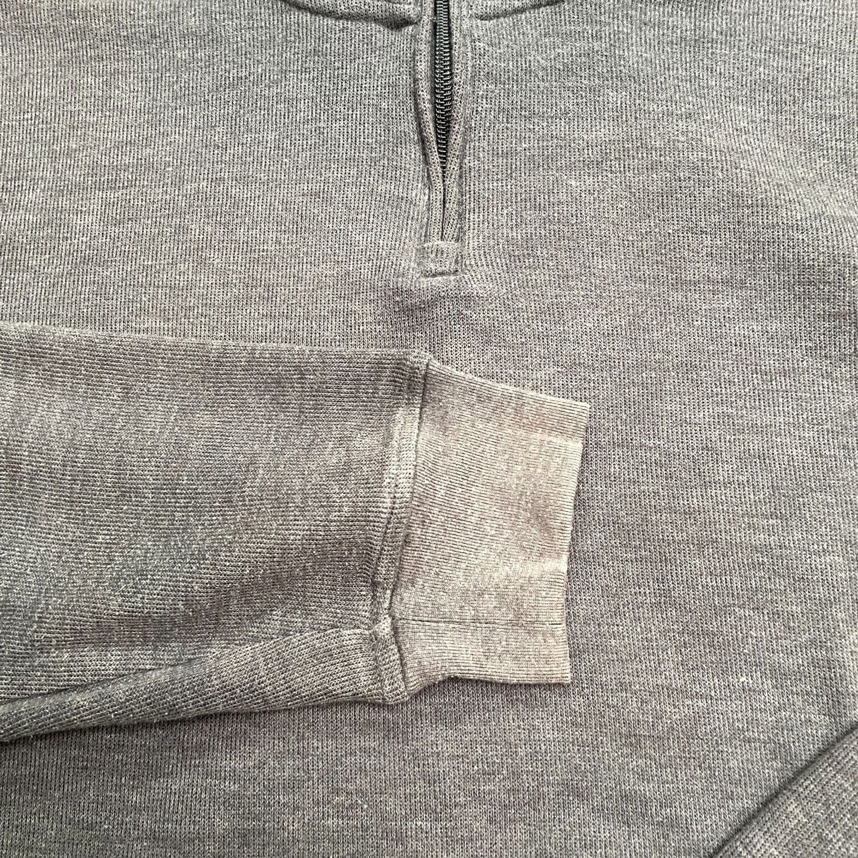 Club Room Club Room Mens XL Gray Cotton Blend 1/4 Zip Pullover Sweatshirt Casual Outdoor Size US XL / EU 56 / 4 - 3 Thumbnail