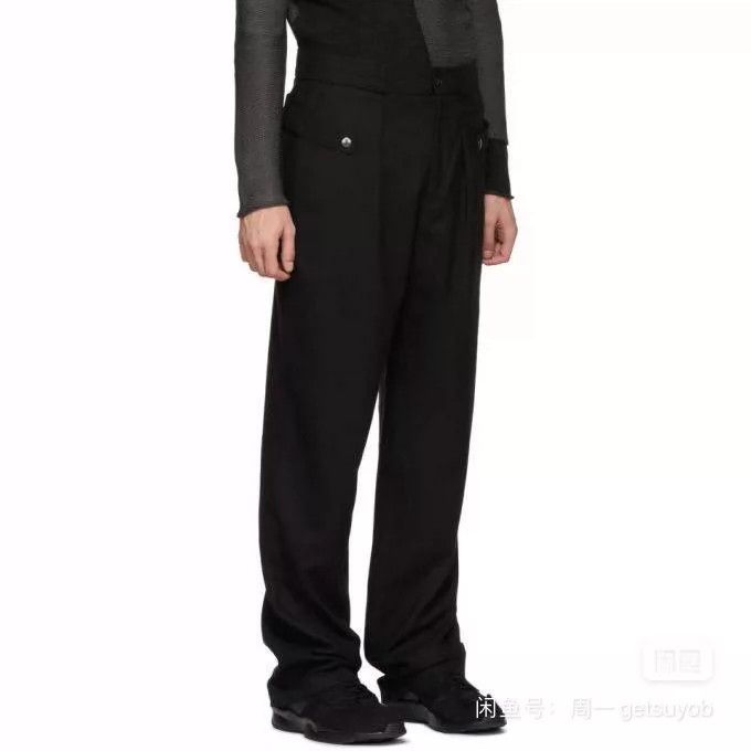 Kiko Kostadinov Kiko Kostadinov Size S0052018 black trousers Size US 37 - 6 Thumbnail