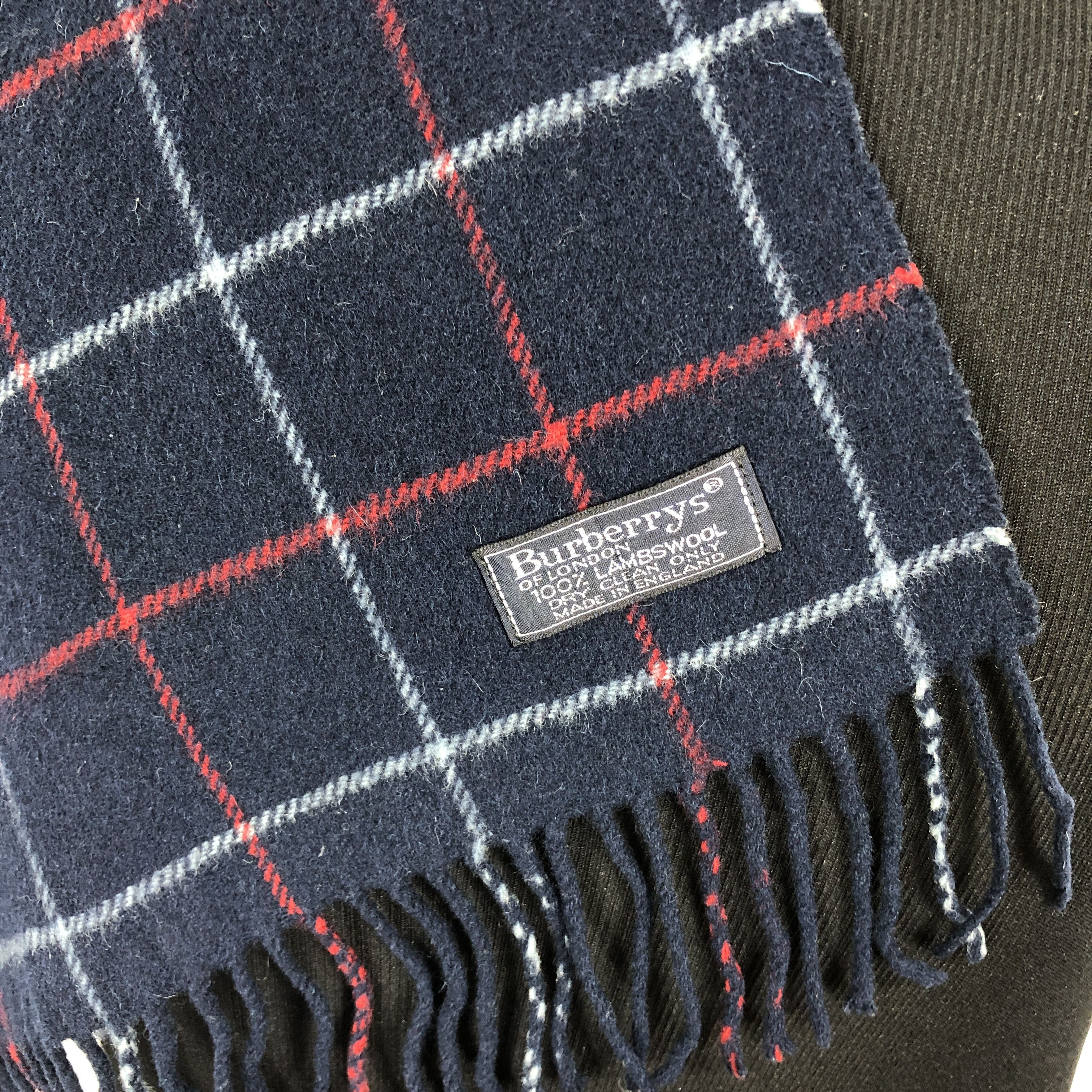 Burberry × Vintage Vintage Burberry Scarf Muffler MF062 Size ONE SIZE - 3 Thumbnail
