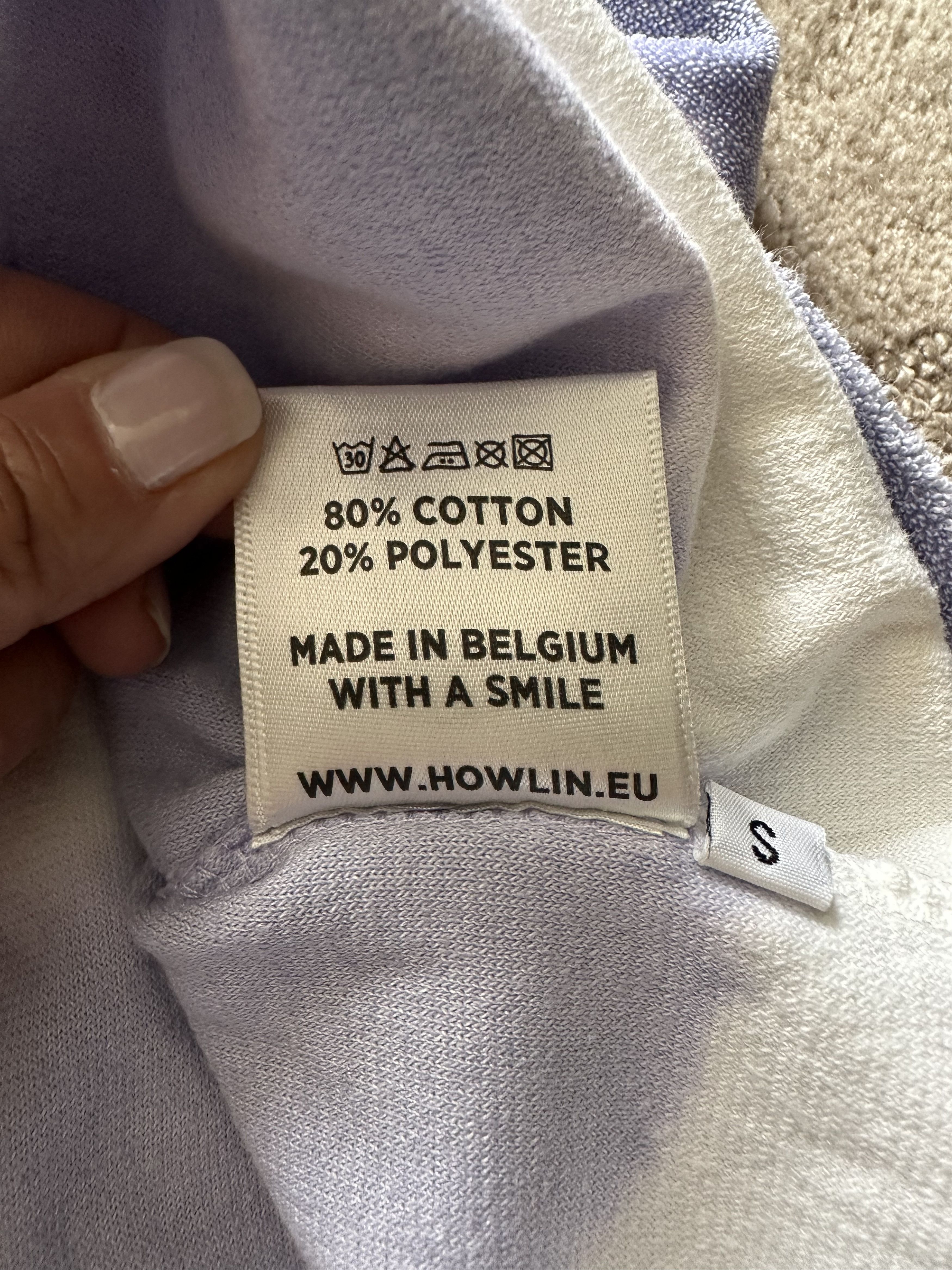 Howlin' Howlin’ Belgium Made Tie-Dye Terry T-Shirt (Small) Size US S / EU 44-46 / 1 - 6 Thumbnail