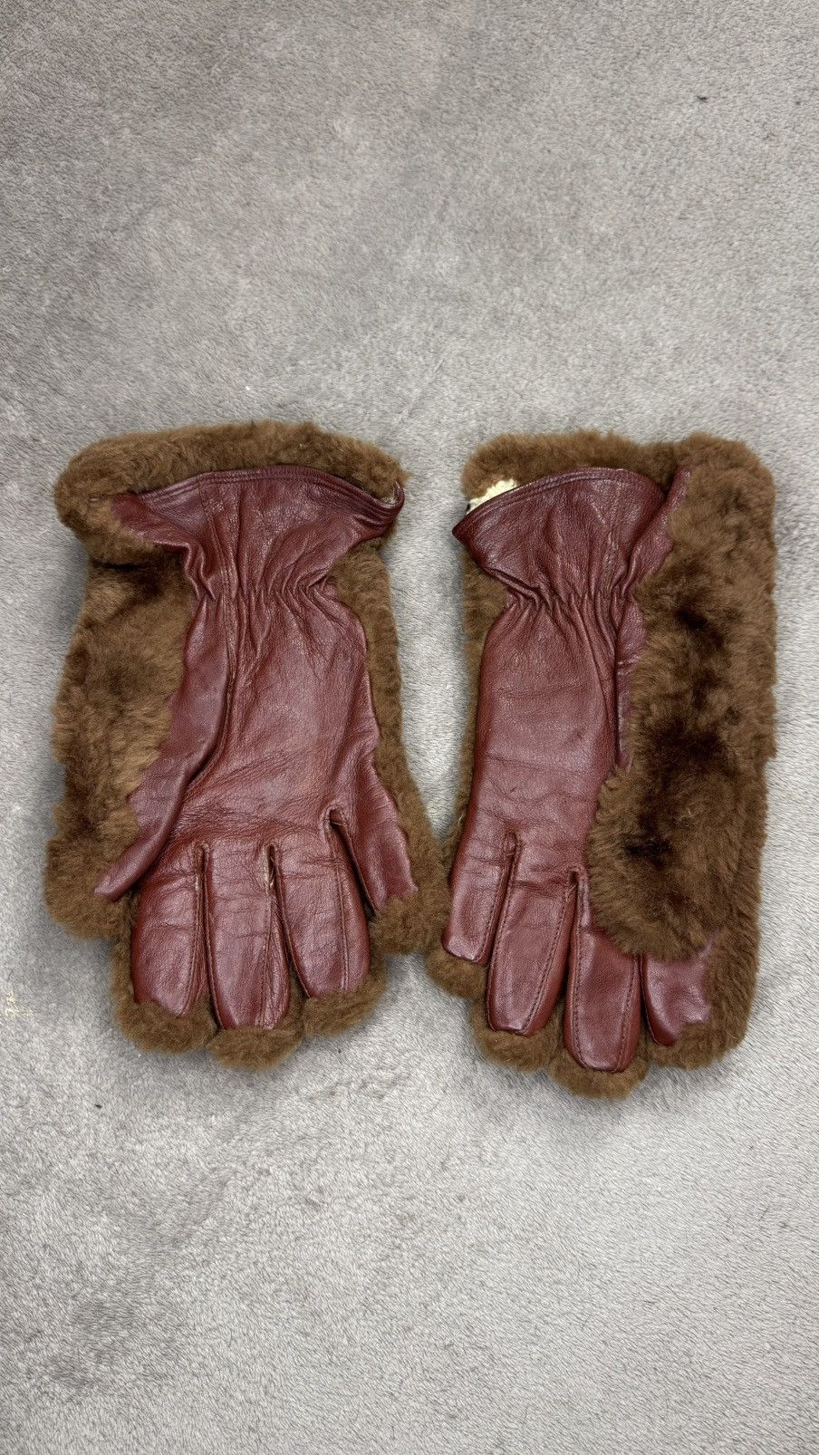 Hysteric Glamour Faux Fur Leather Gloves ifsixwasnine Junya Watanabe vibe Size ONE SIZE - 2 Thumbnail