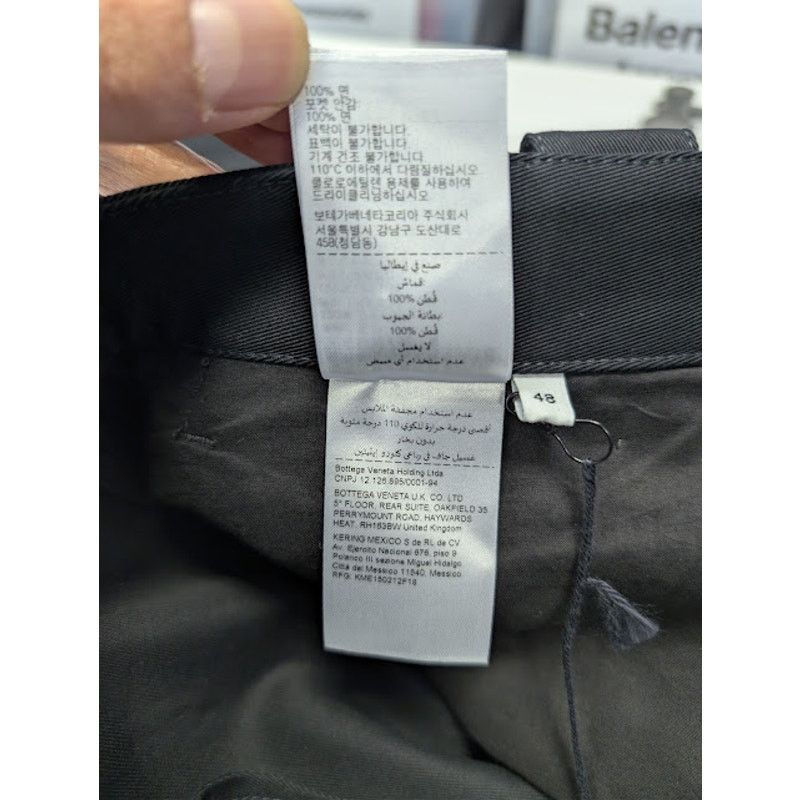 Bottega Veneta o1rshd1 Q:2 / Cotton Twill Shorts in Black Size US 32 / EU 48 - 21 Thumbnail