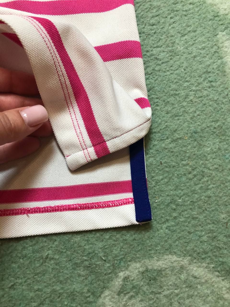 Polo Ralph Lauren Vintage Polo RLX Ralph Lauren Polo Pink Print Striped Size US M / EU 48-50 / 2 - 13 Thumbnail