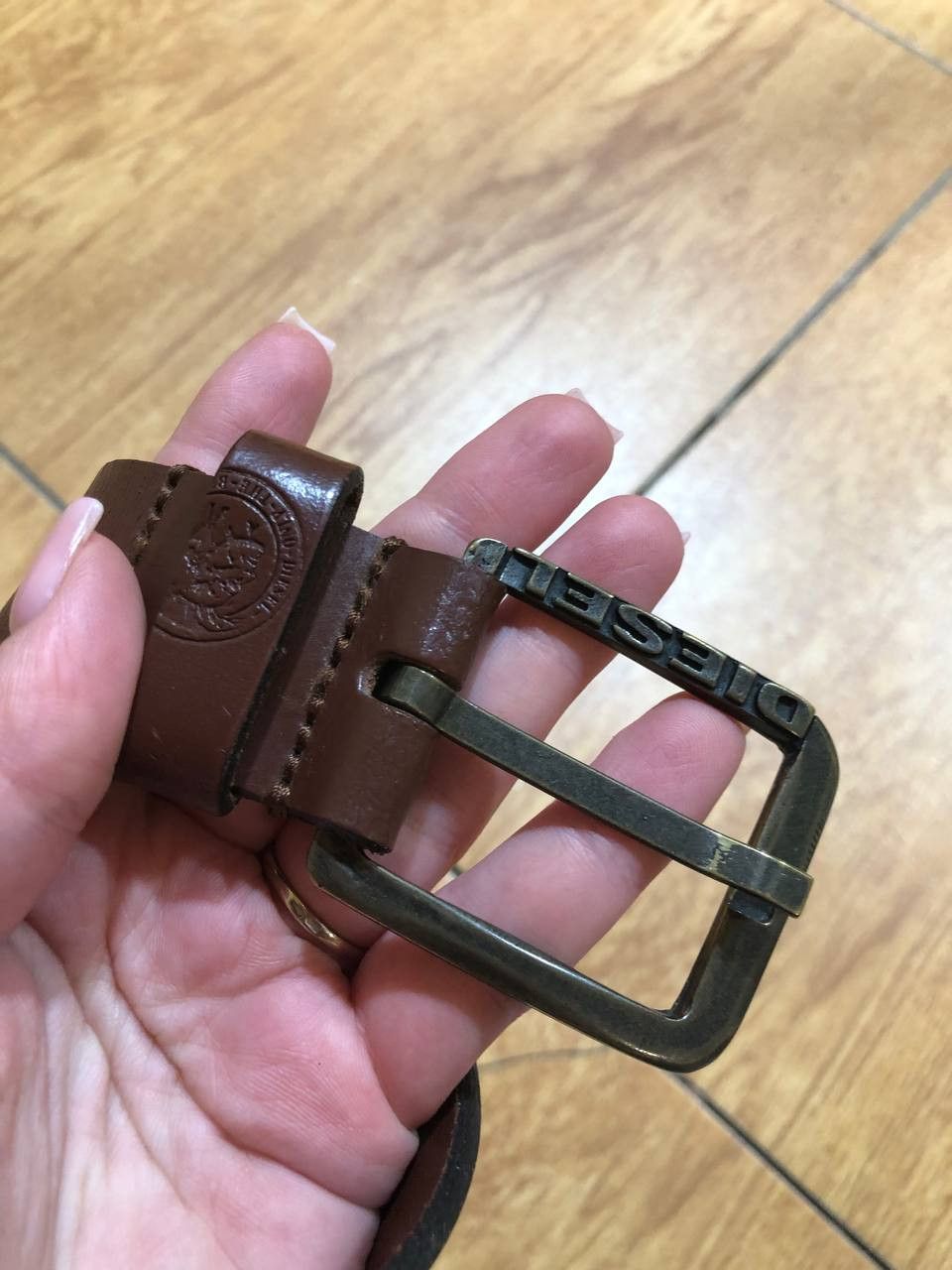 Diesel Vintage DIESEL 1978 Brown Leather Belt Men's Size ONE SIZE - 5 Thumbnail