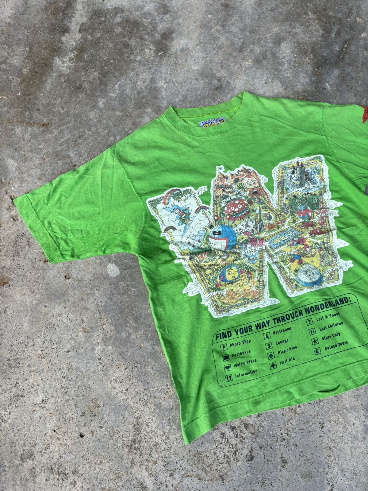 Walter Van Beirendonck Walter Van Beirendonck W & Lt Map Of Wonderland Tshirt Size US M / EU 48-50 / 2 - 2 Thumbnail