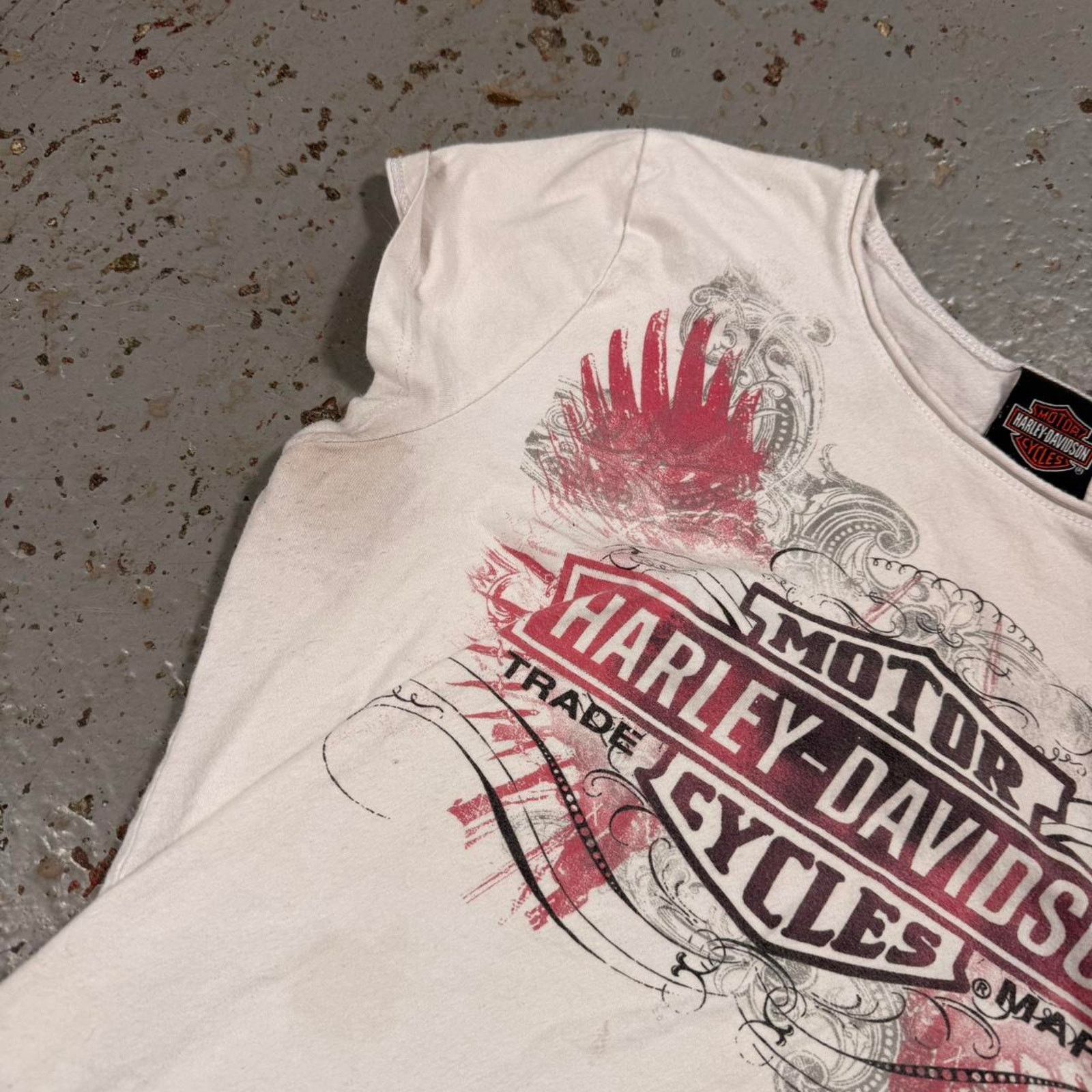 Harley Davidson Vintage harley davidson y2k womens Angel Wing Tee Size S / US 4 / IT 40 - 2 Thumbnail