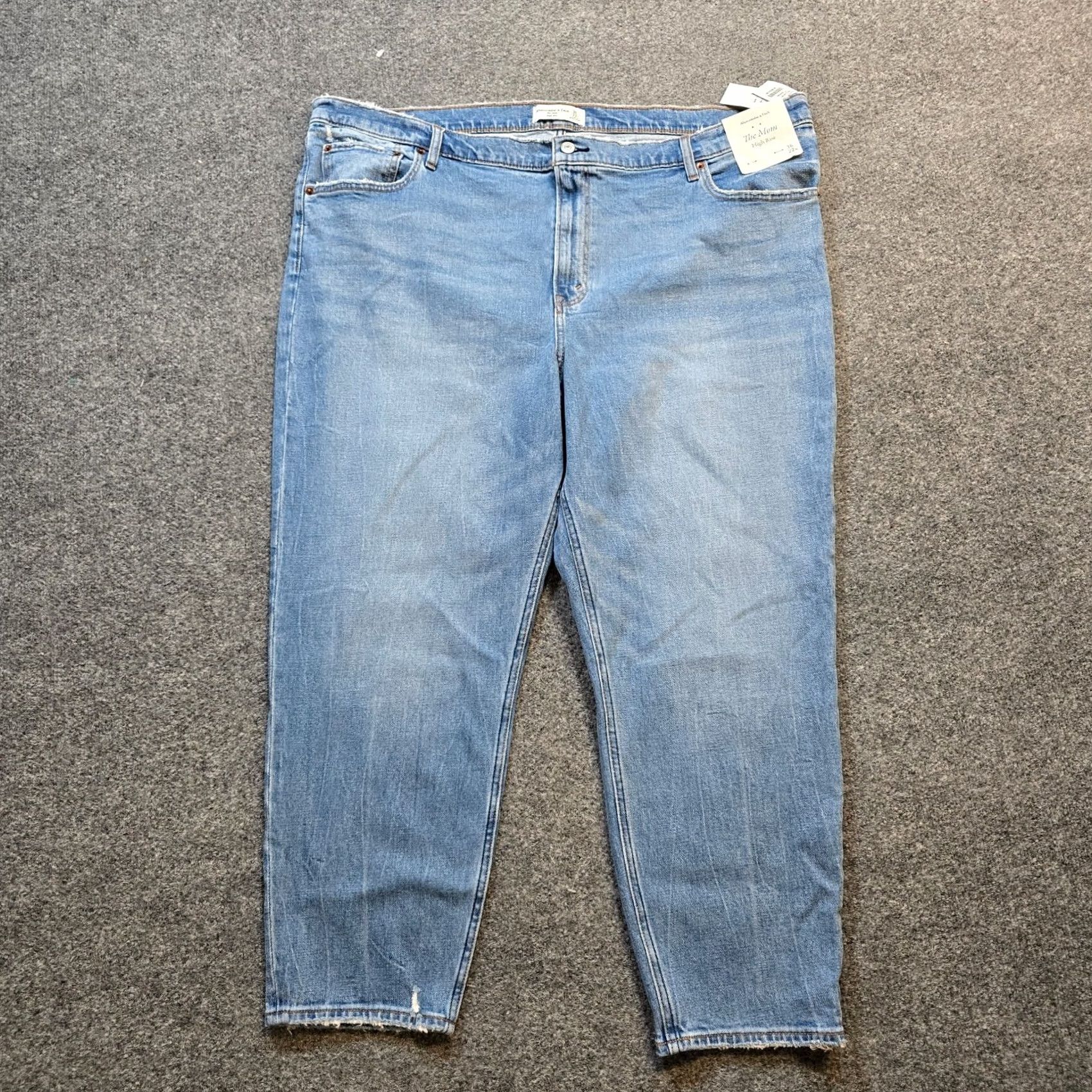 Abercrombie & Fitch Abercrombie & Fitch Jeans Womens 22 Blue Mom High Rise Tapered 90s Denim Capsule Size 40" / US 18 - 2 Thumbnail