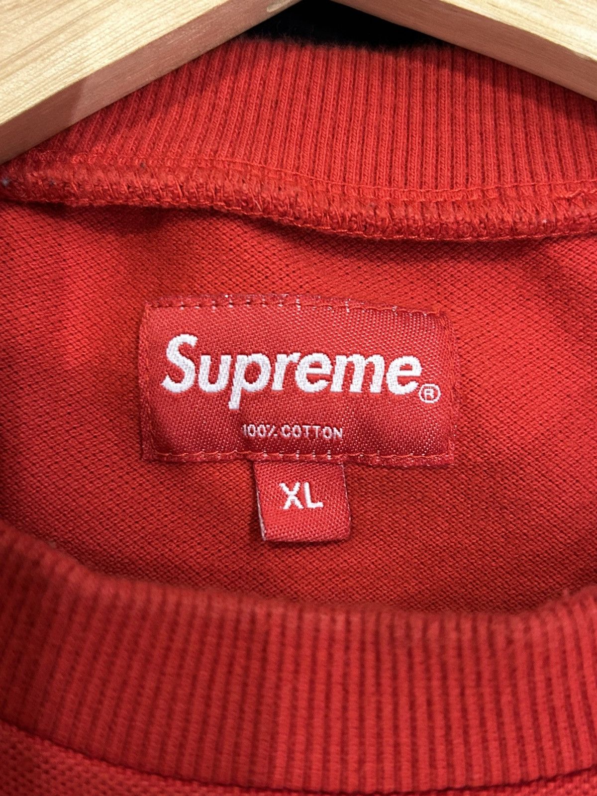 Supreme Supreme Small Box Piqué LS Shirt Size US XL / EU 56 / 4 - 3 Thumbnail