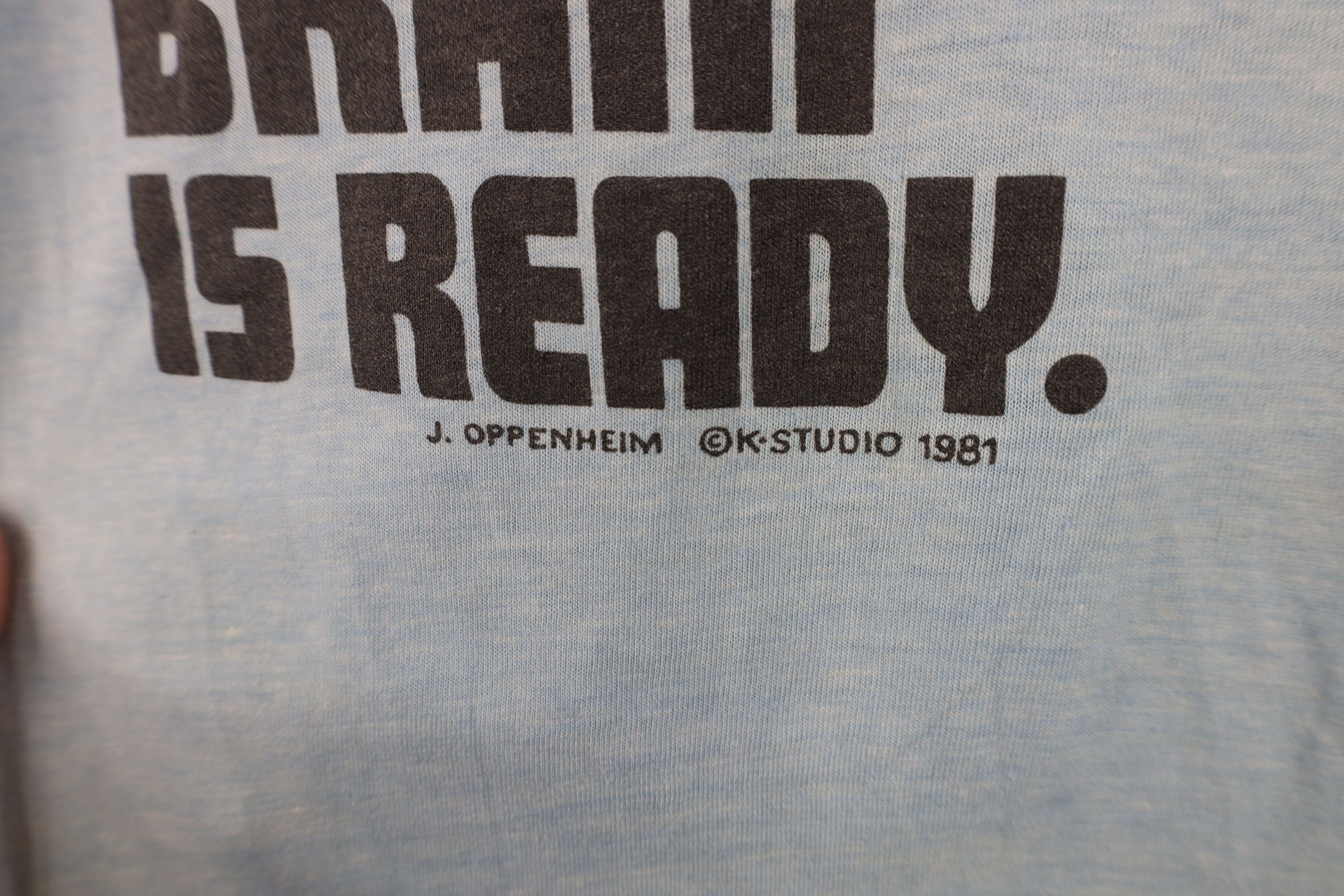 Vintage Vintage 80s Called Your Brain Is Ready LSD Acid T-Shirt USA Size S / US 4 / IT 40 - 6 Thumbnail
