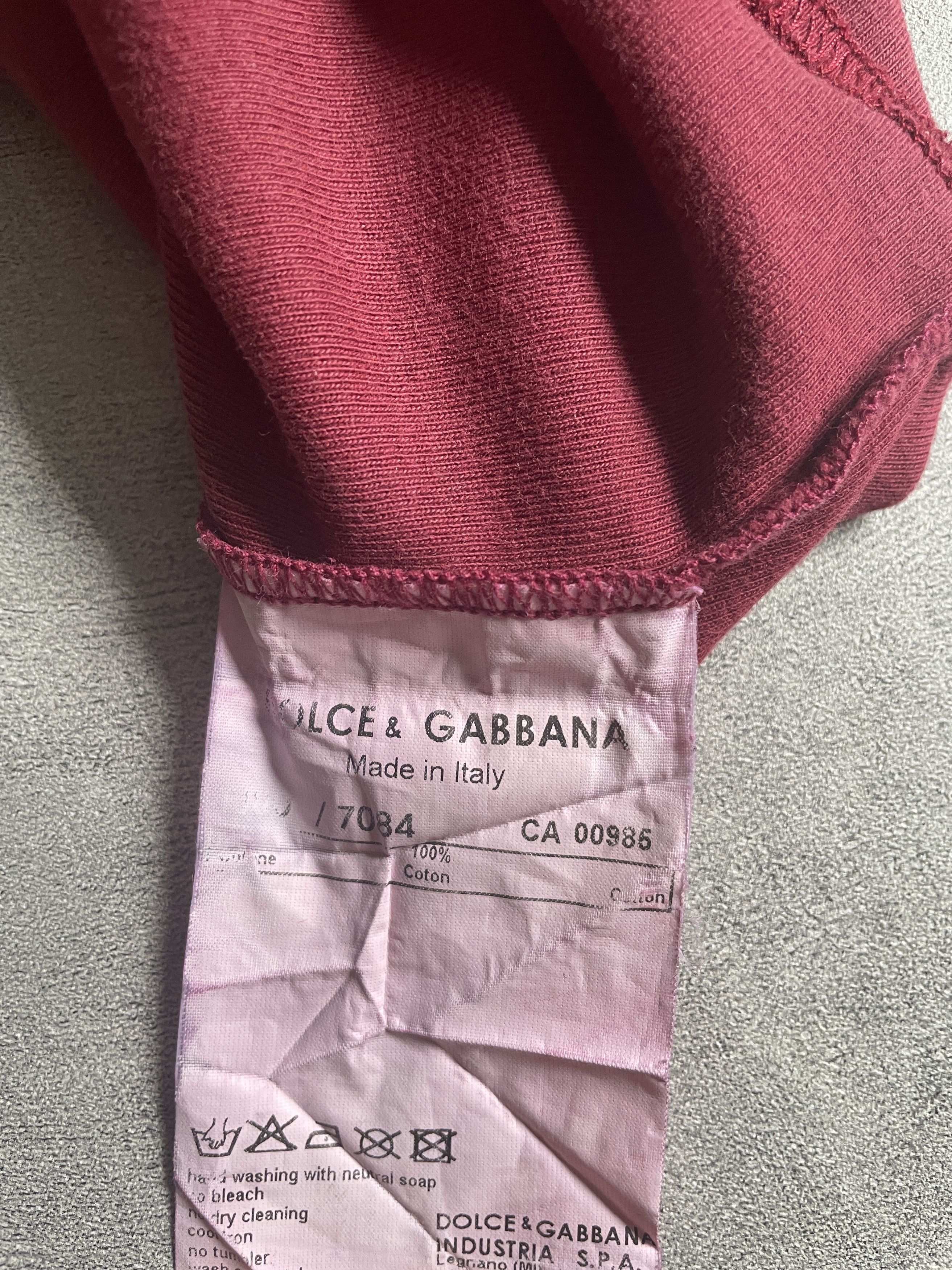 Dolce & Gabbana Dolce & Gabbana SS 1998 “Marcello come here!” red t-shirt Size US S / EU 44-46 / 1 - 8 Thumbnail