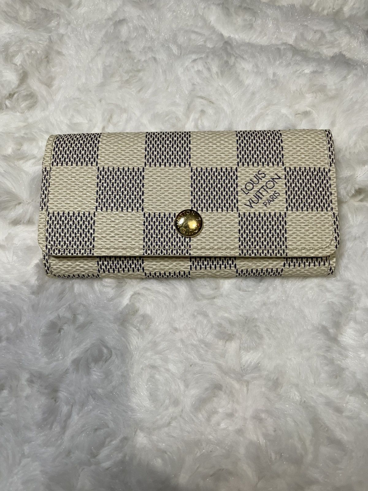 Louis Vuitton Louis Vuitton Damier Azur Key Case Size ONE SIZE - 1 Thumbnail