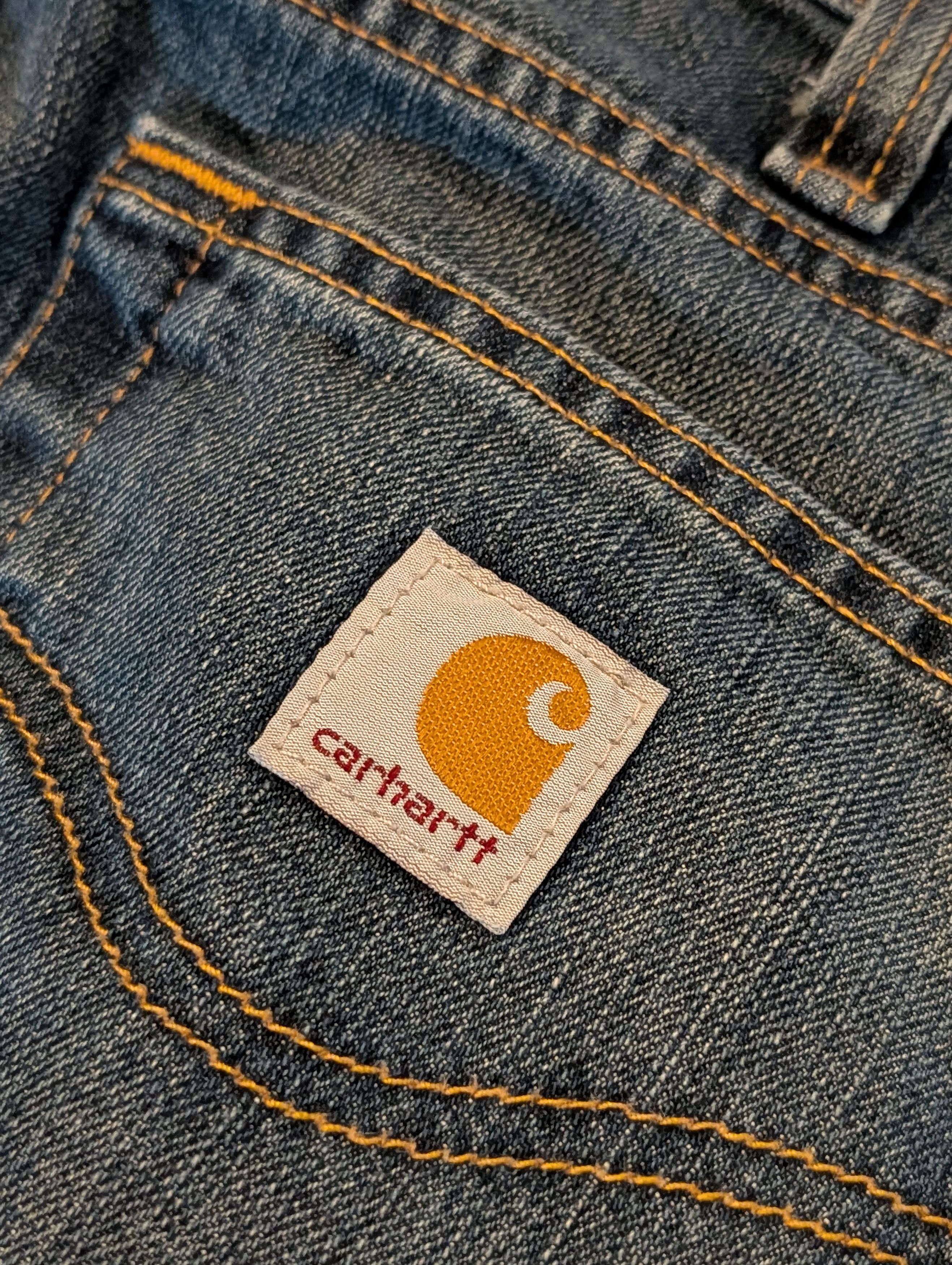 Carhartt Carhartt Blue Jeans Mens 36x32 Relaxed Workwear 101483-968 Size US 36 / EU 52 - 2 Thumbnail