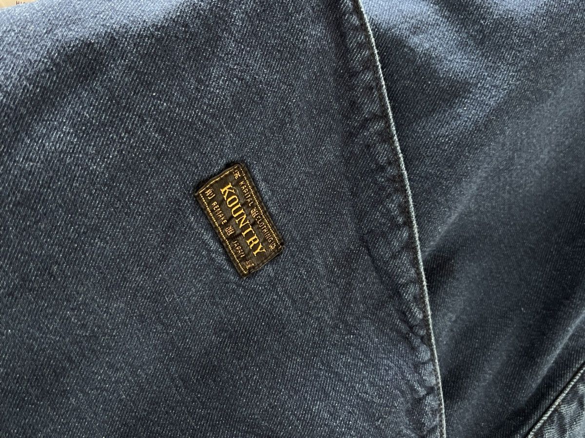 Kapital Boro Denim Tiger Juban Shirt (NORAGI Remake) K2209LS003 Size US XL / EU 56 / 4 - 5 Thumbnail